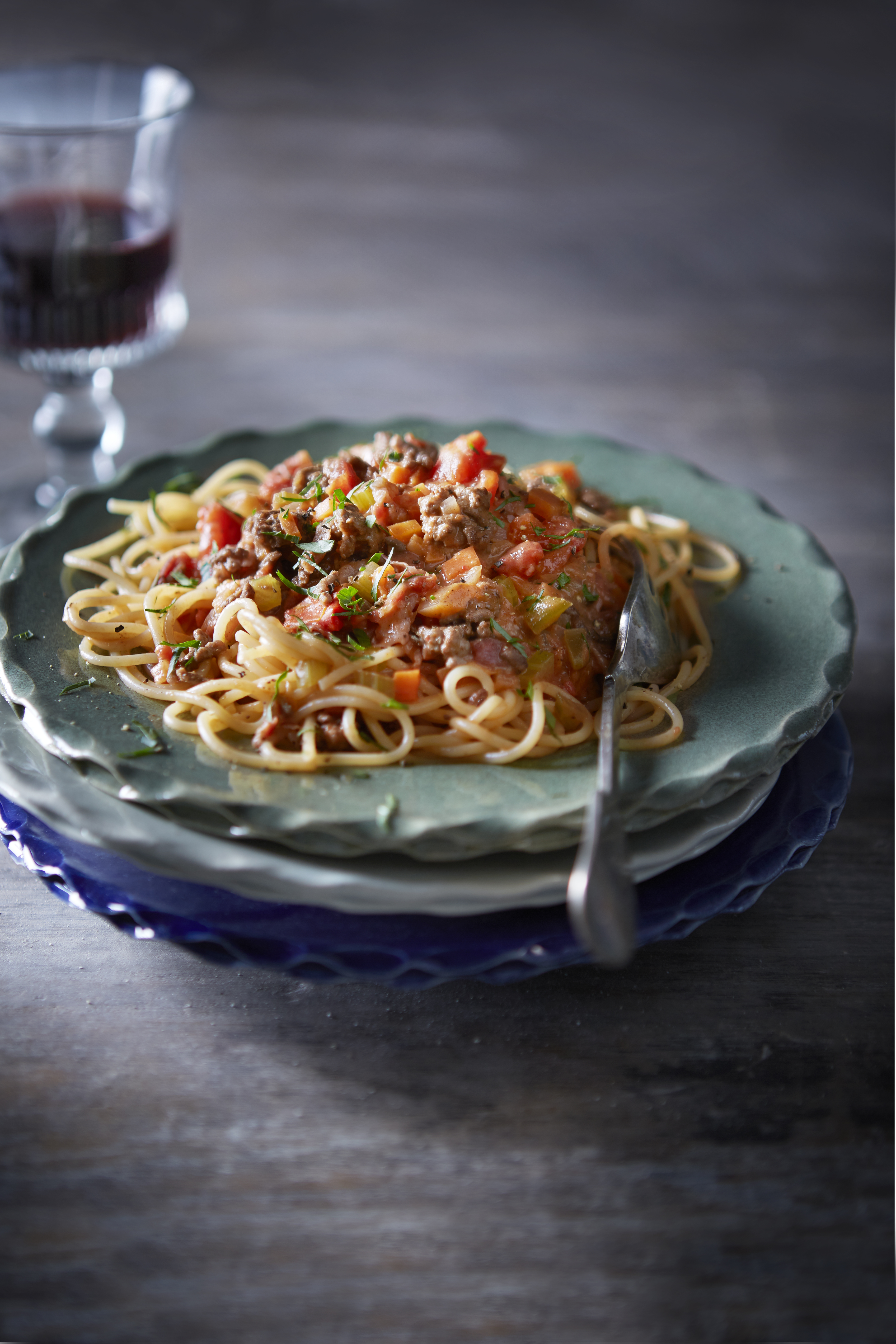 Ragù alla bolognese con spaghetti