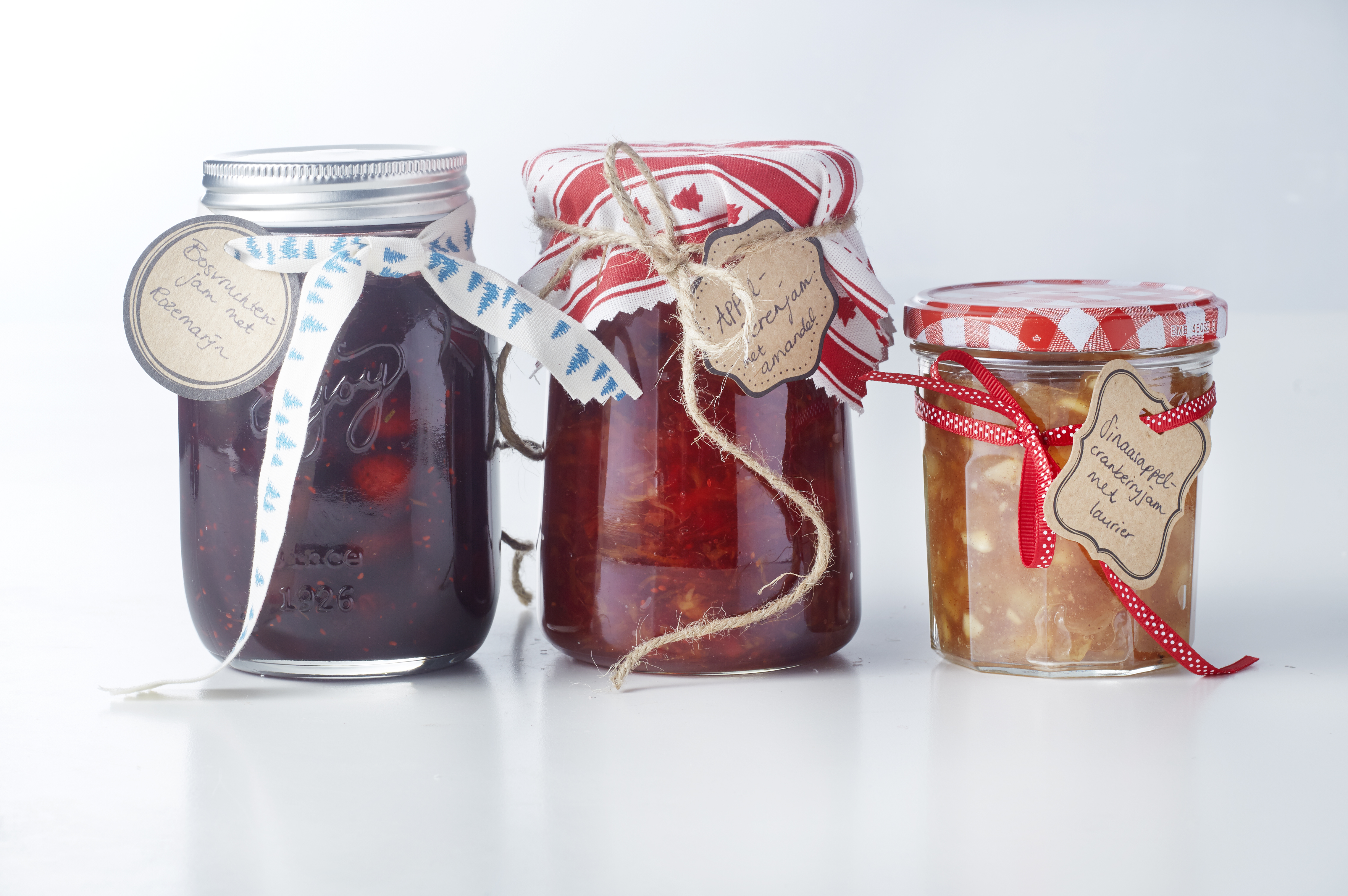 Appel-perenjam met amandel