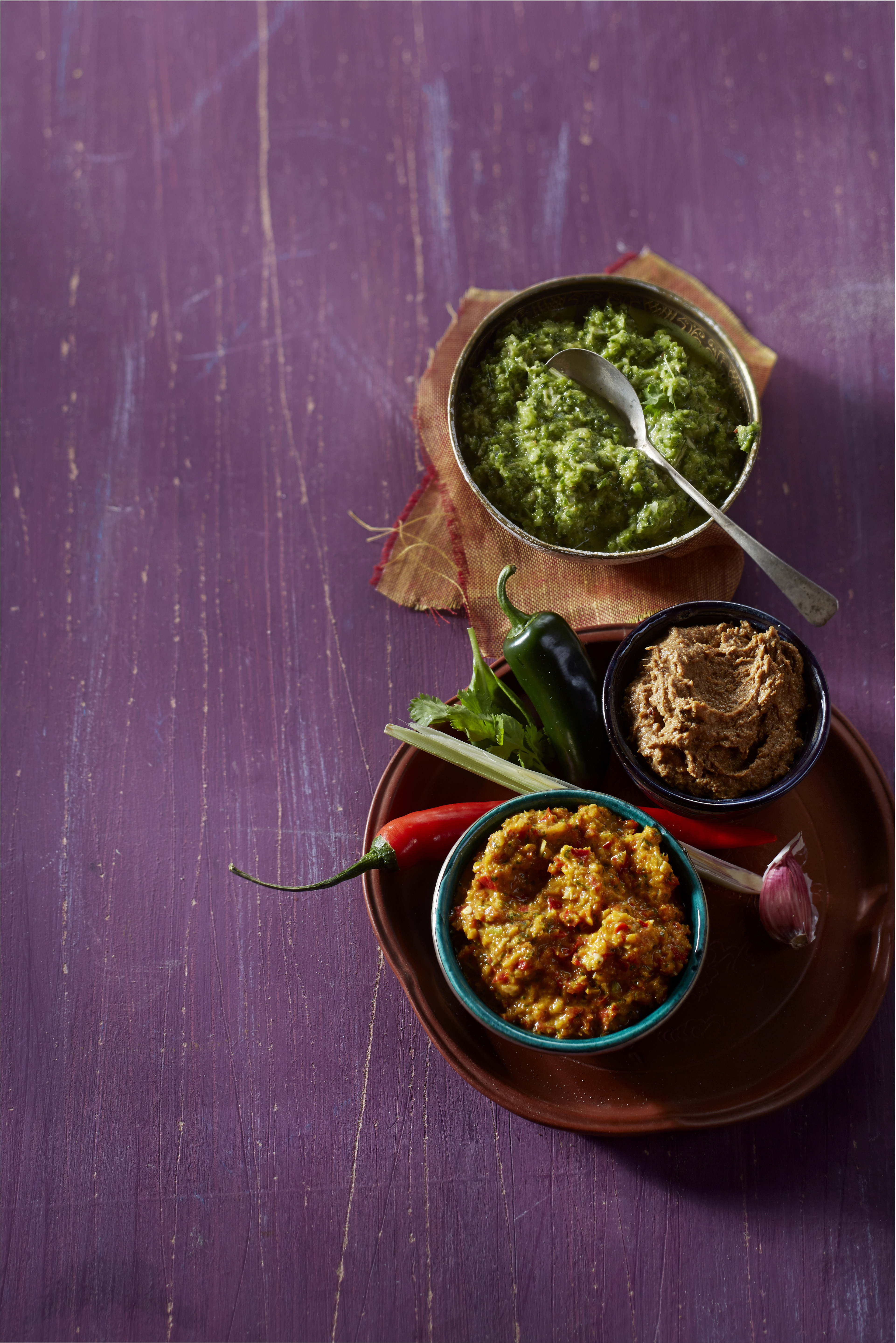 Zelfgemaakte rode currypasta