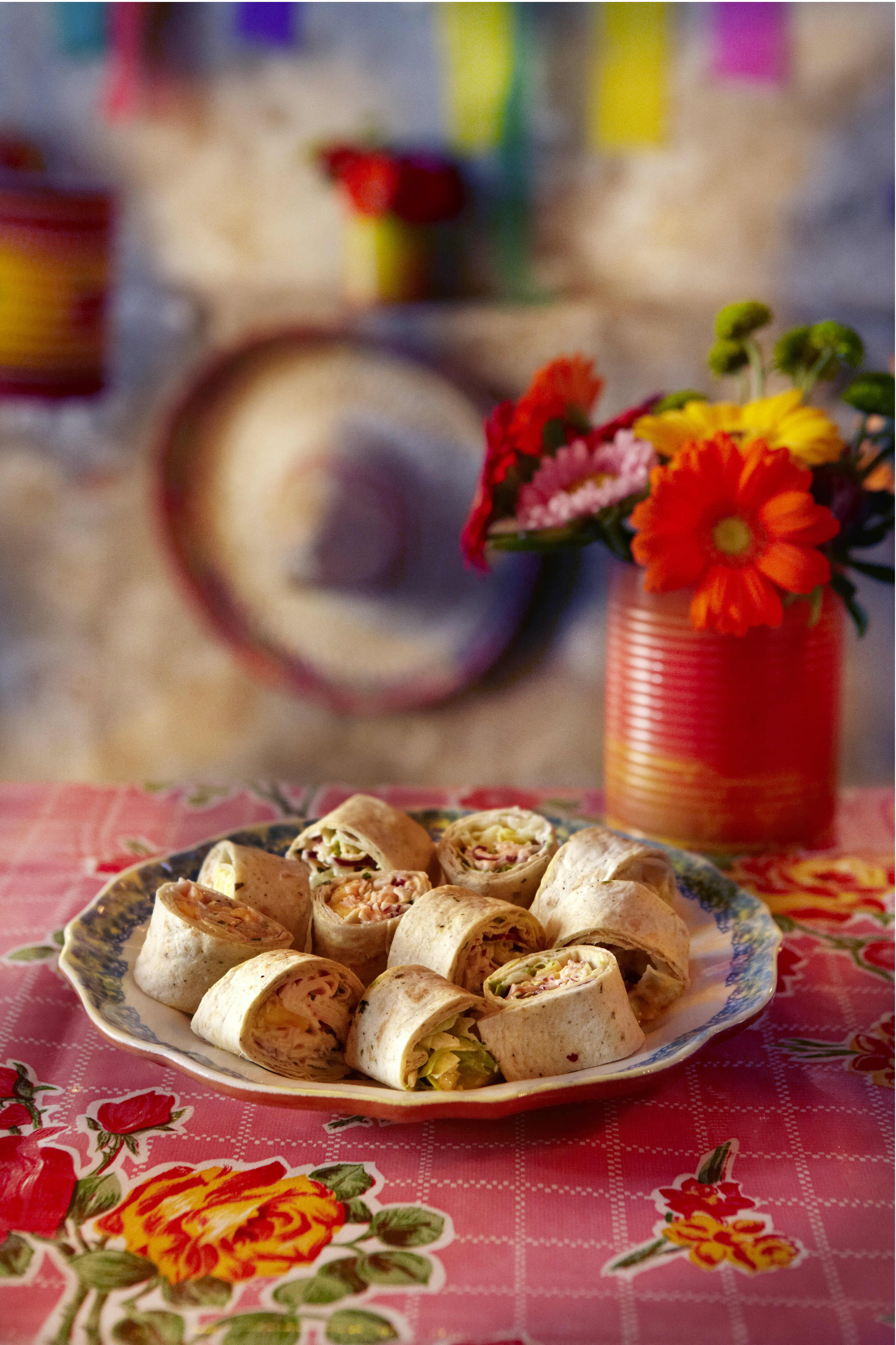 Wrap met kip en korianderroom