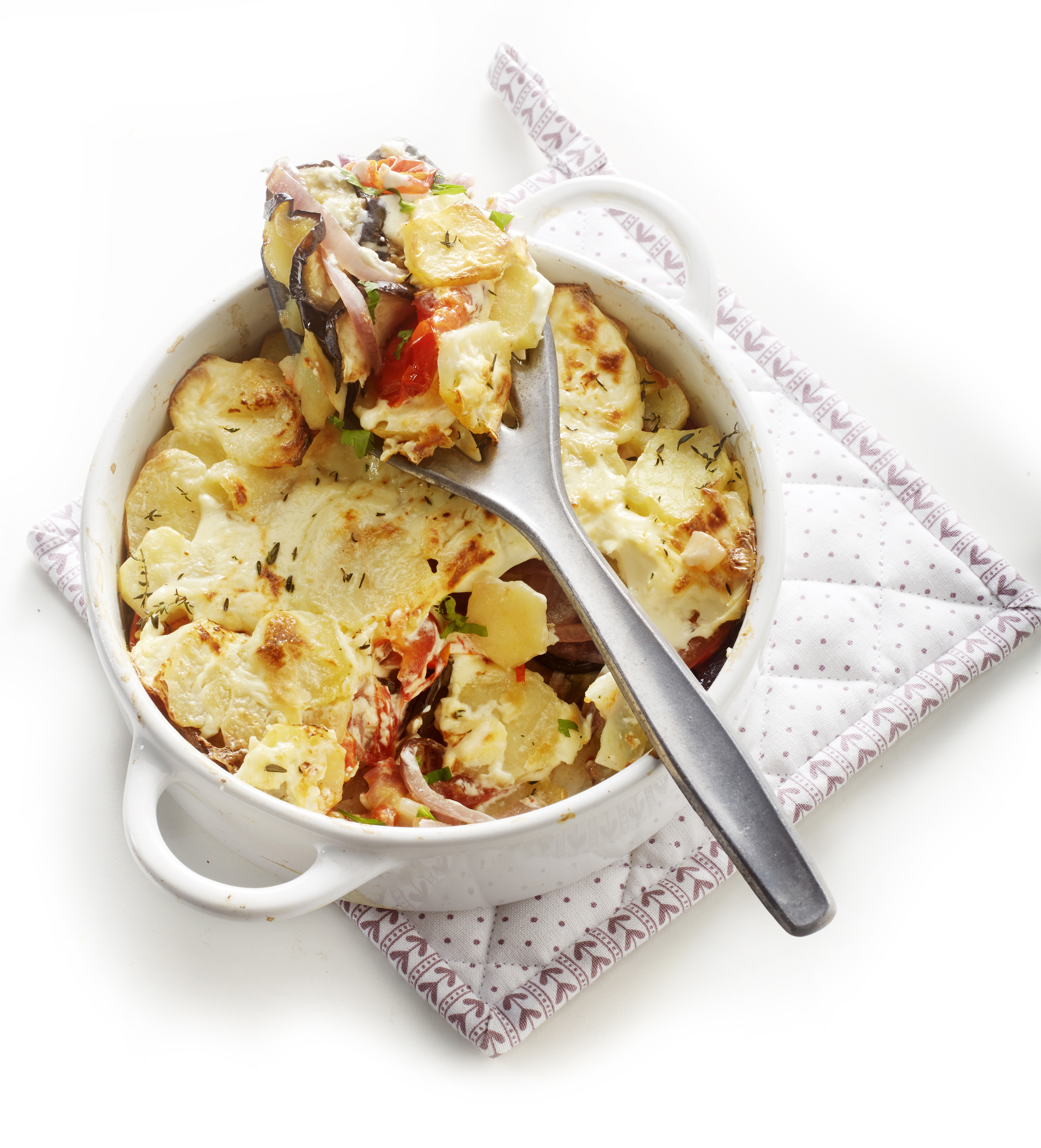 Mediterrane auberginegratin