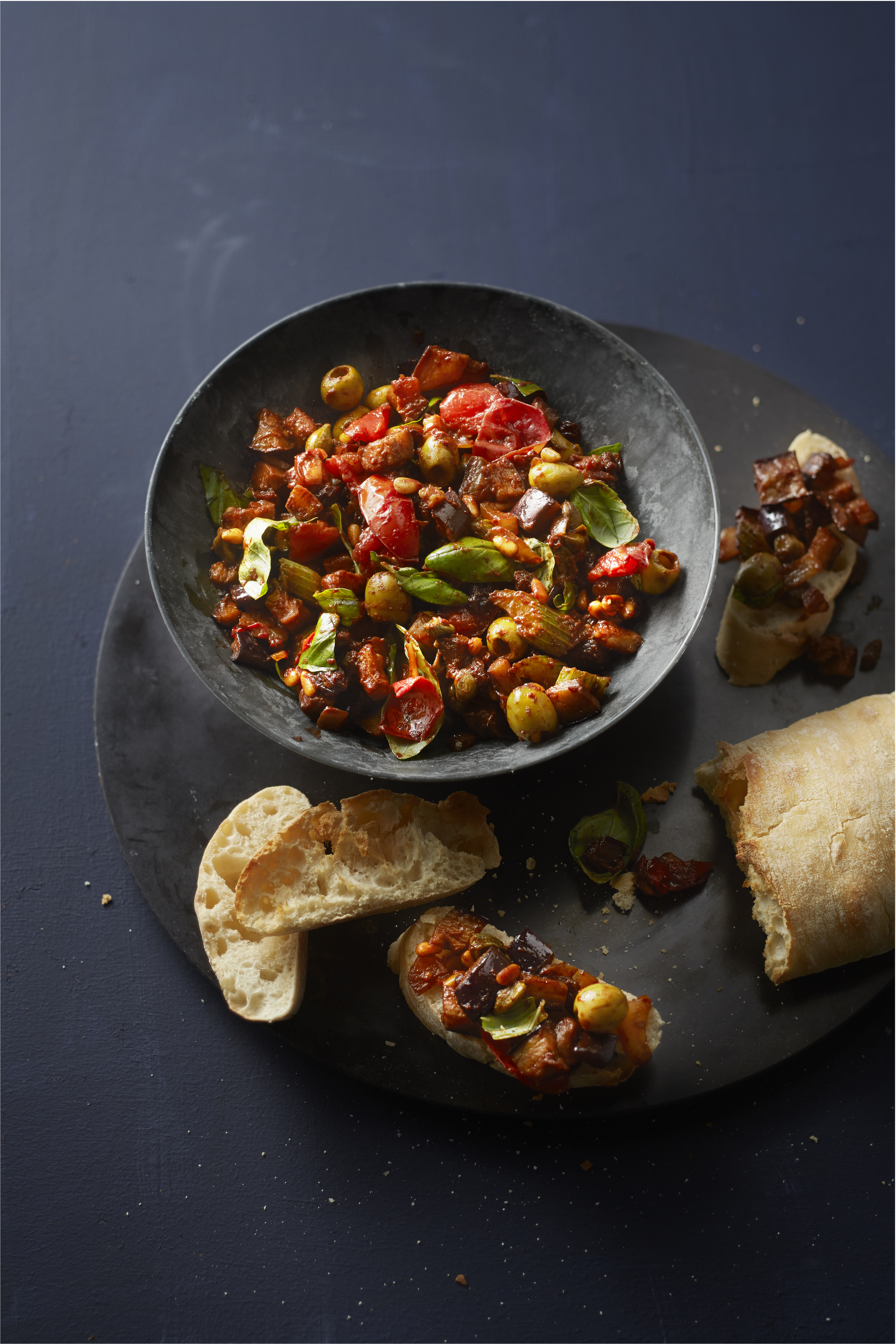 Auberginecaponata met cacao