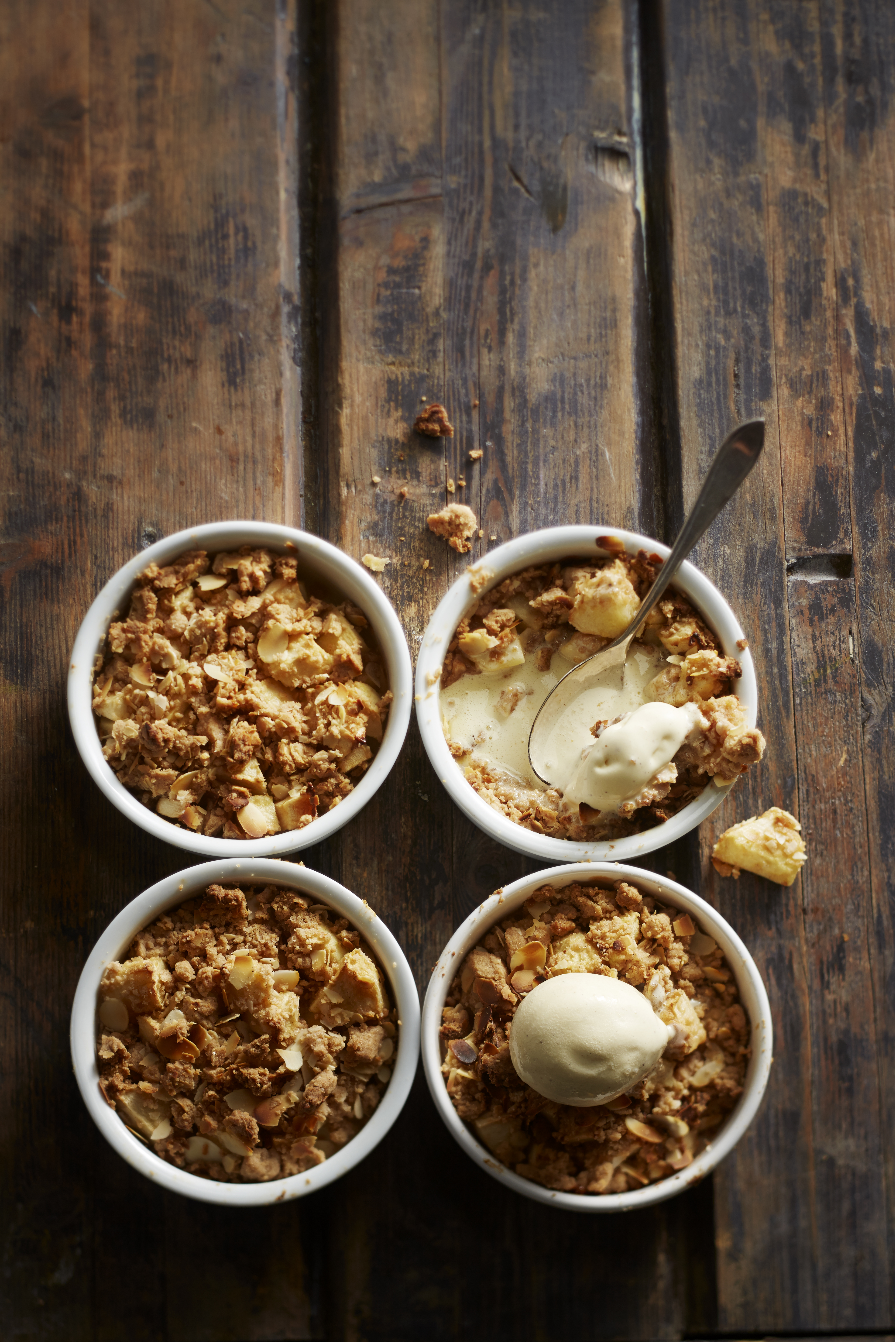 Kruidige appelspeculaascrumble