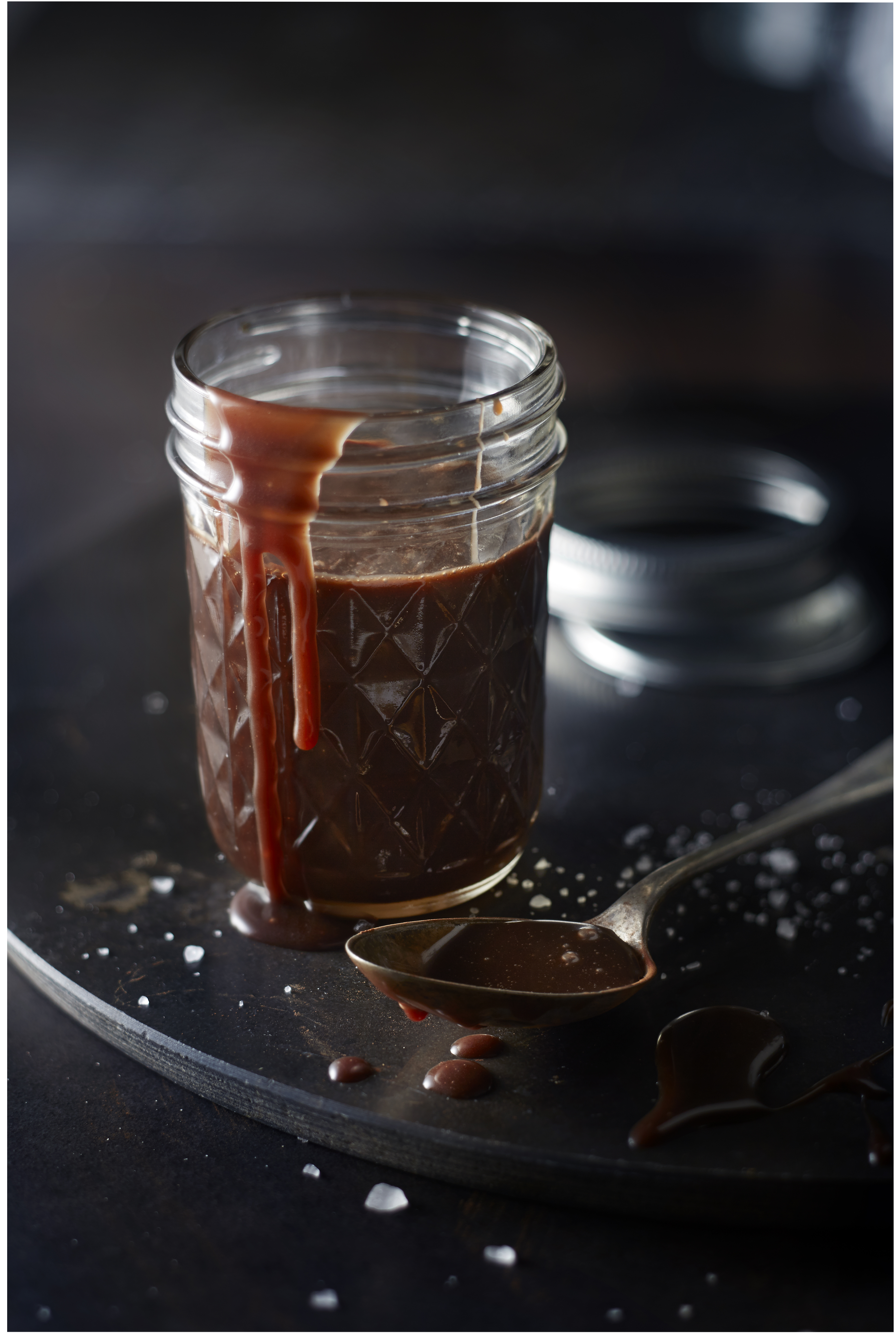 Choco-fudgesaus met zeezout