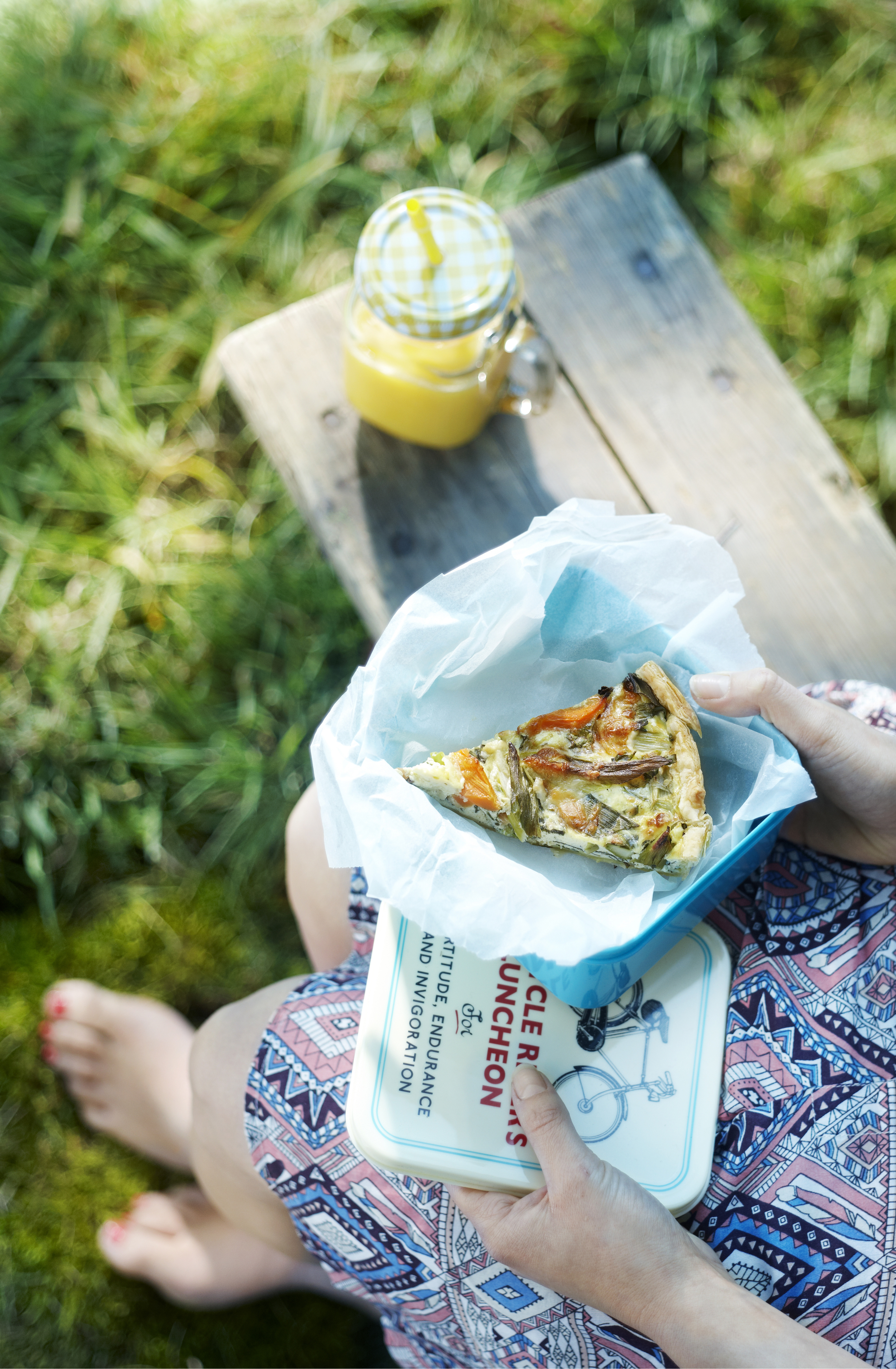 Quiche met voorjaarsgroenten