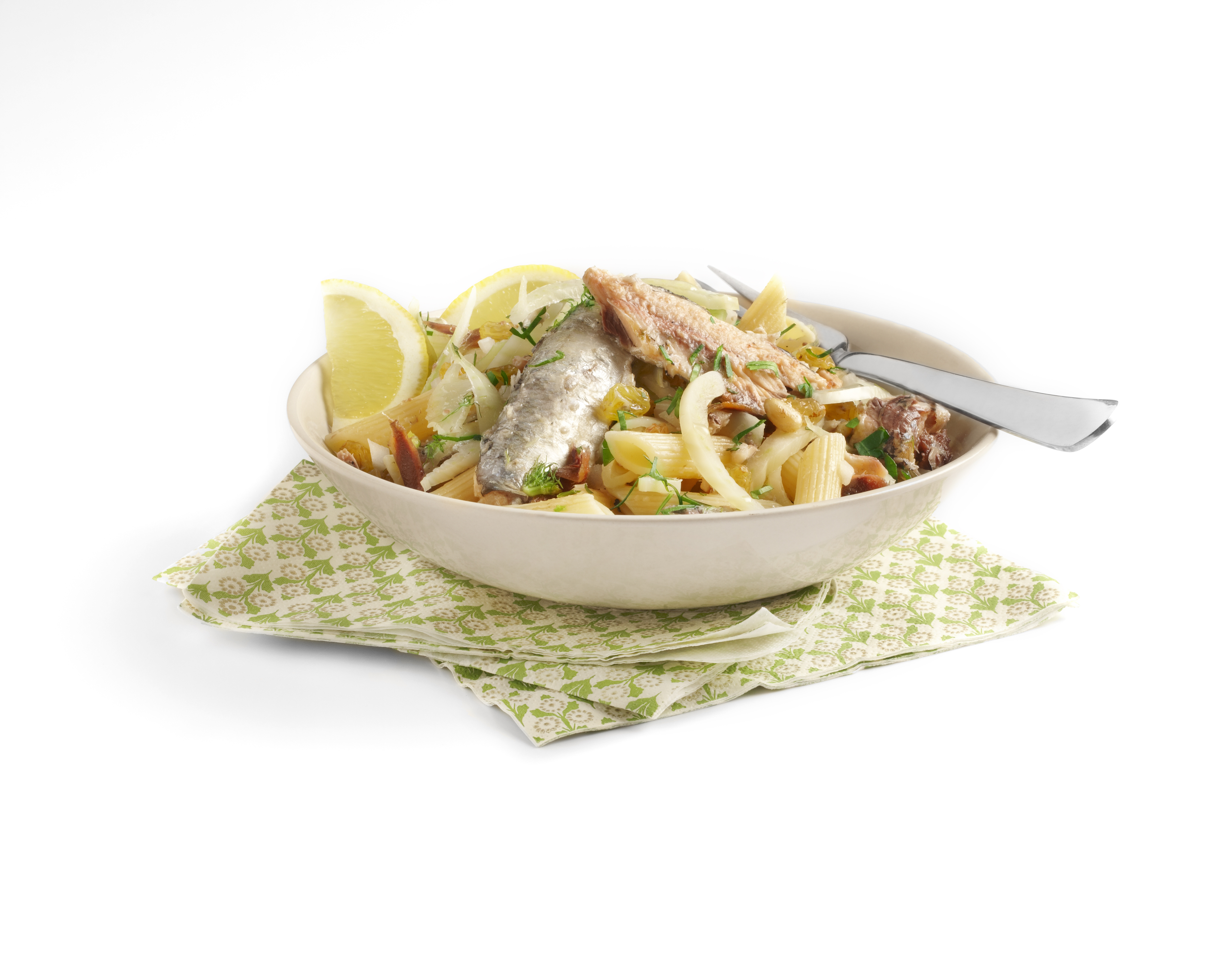 Pasta met vis en venkel