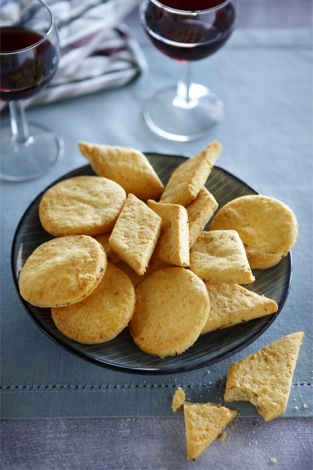 Brosse kaaskoeken met komijn