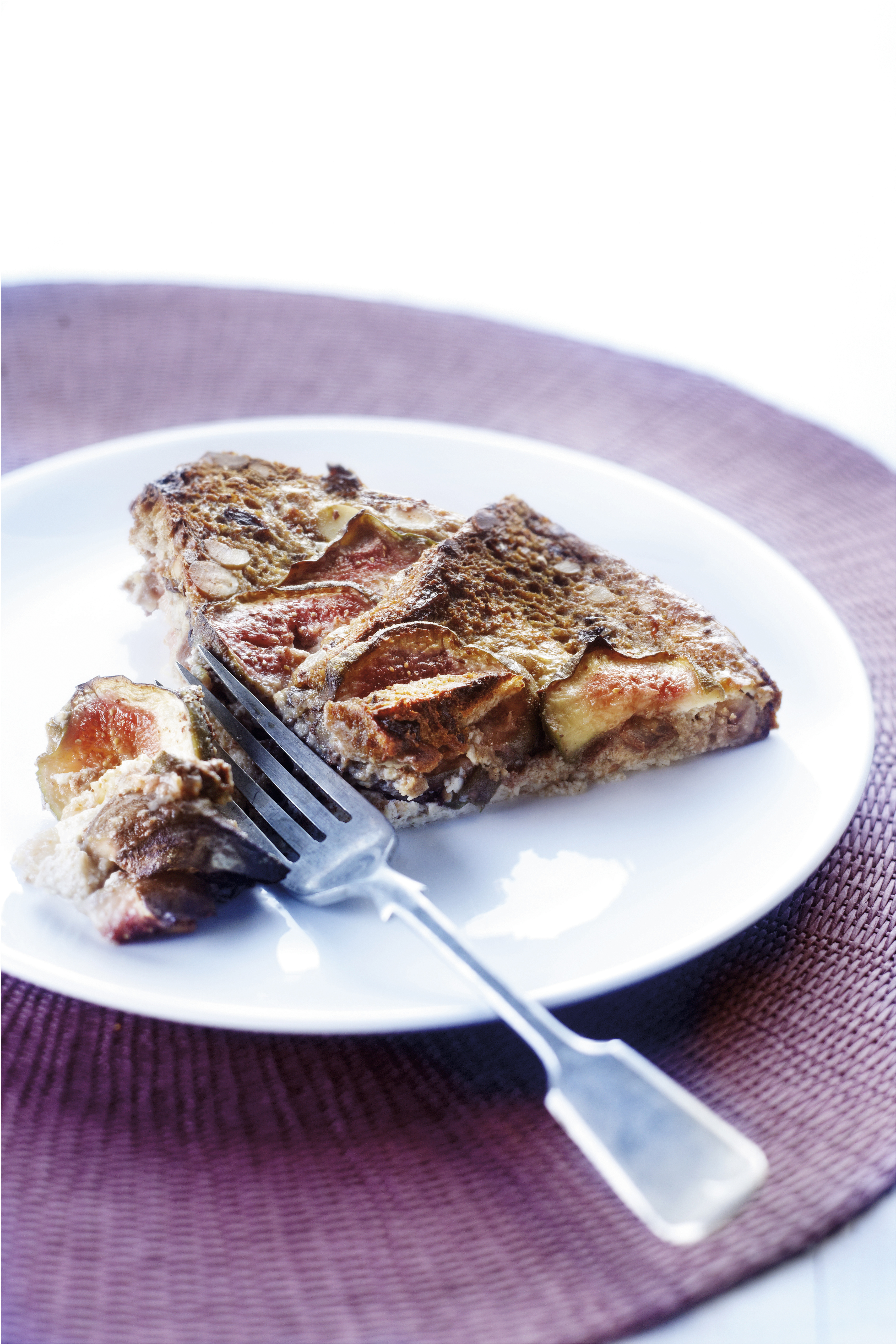 Bread & butterpudding met  vijgen