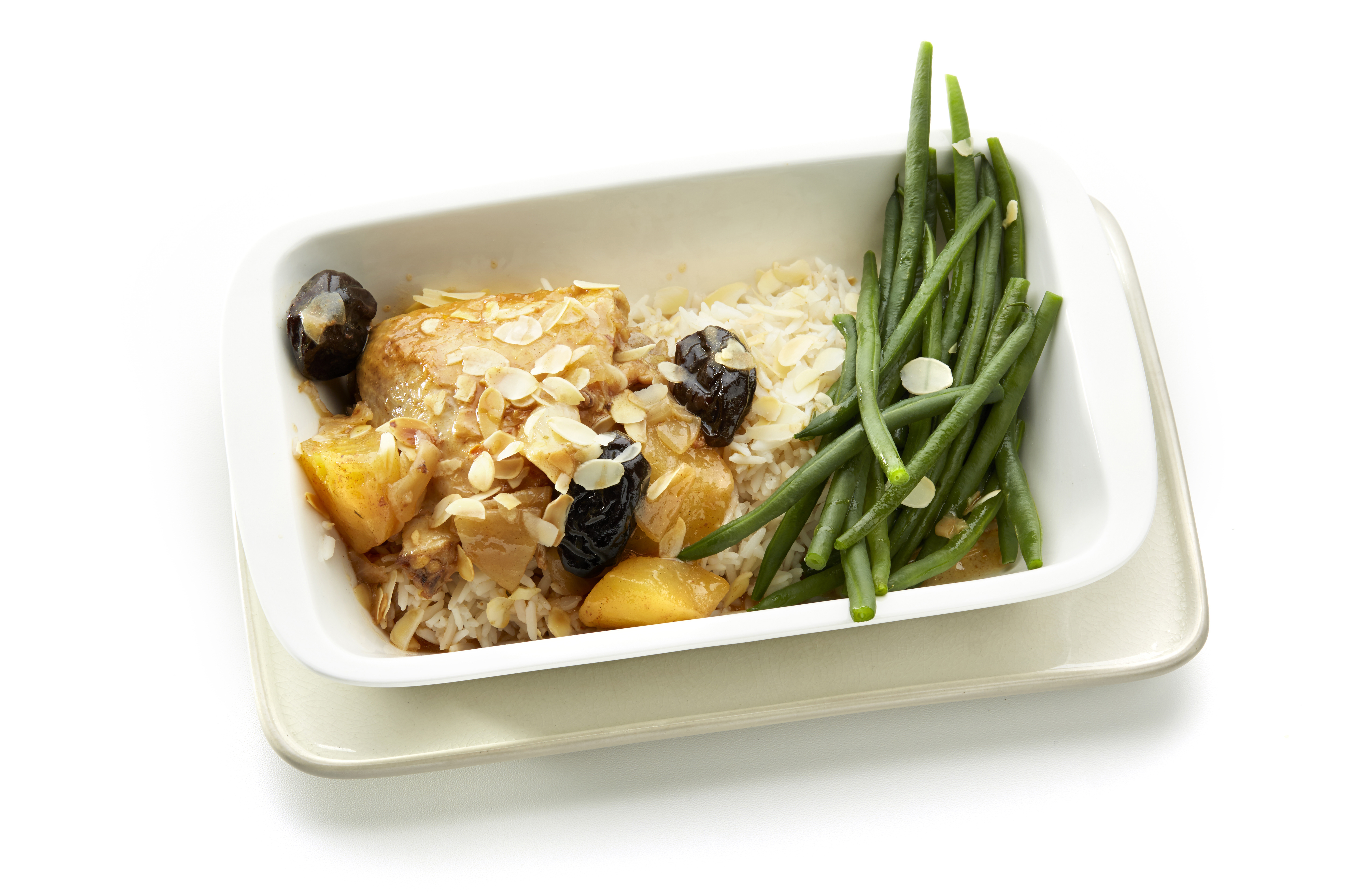 Kippenstoof met appel en pruim