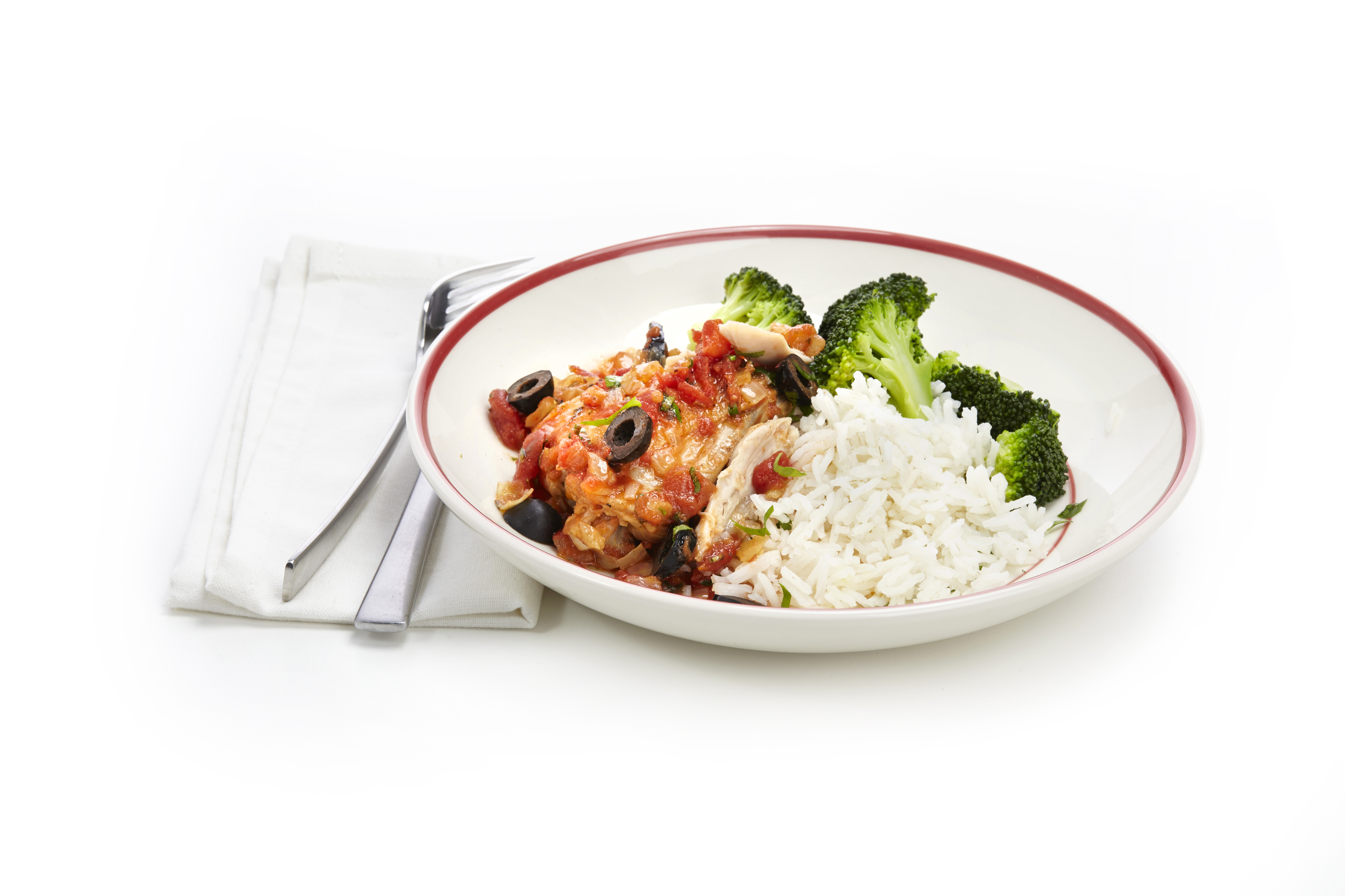 Kipkarbonade met olijven