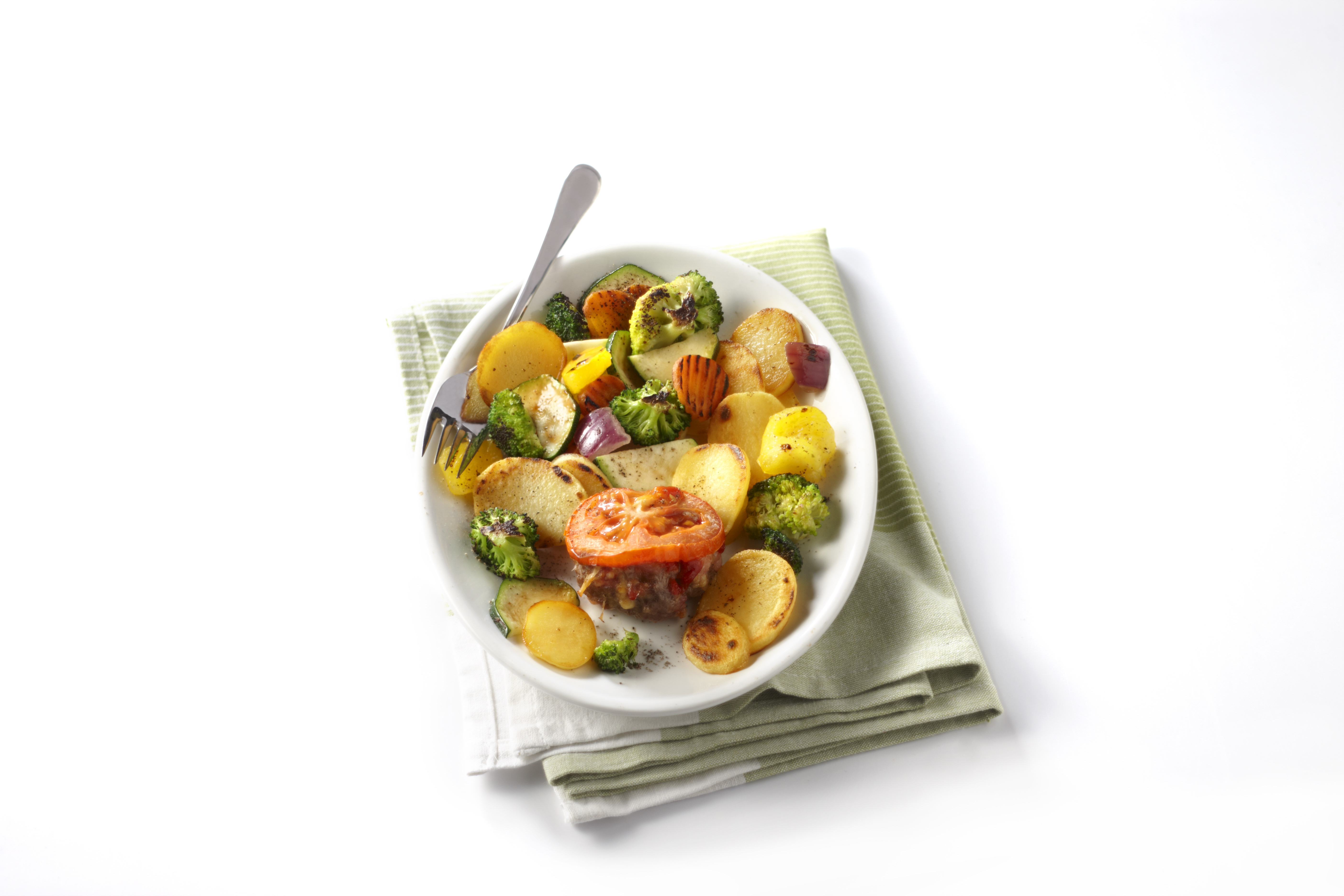 Hollandse wok met gehaktmuffins