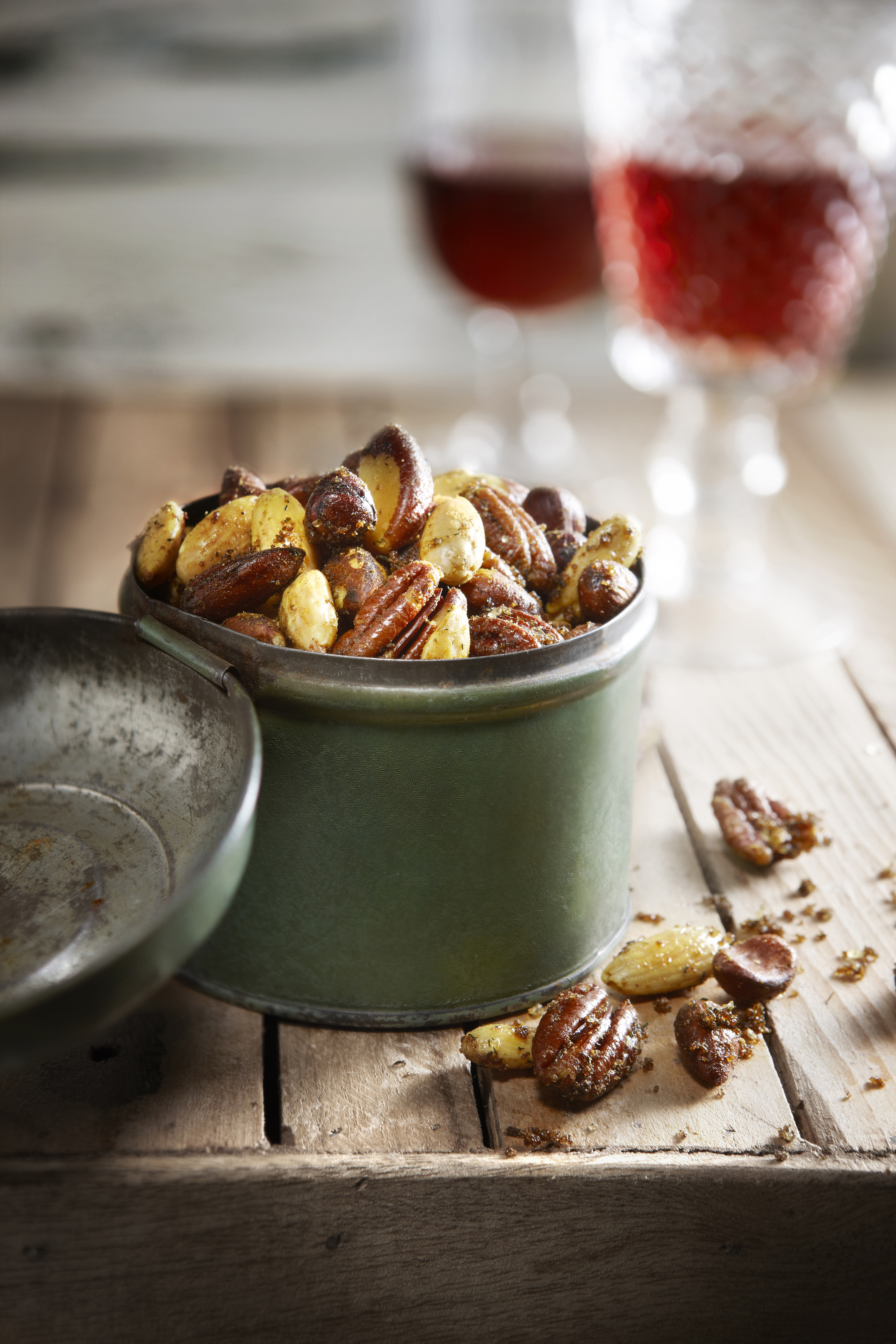 Gekruide borrelnootjes