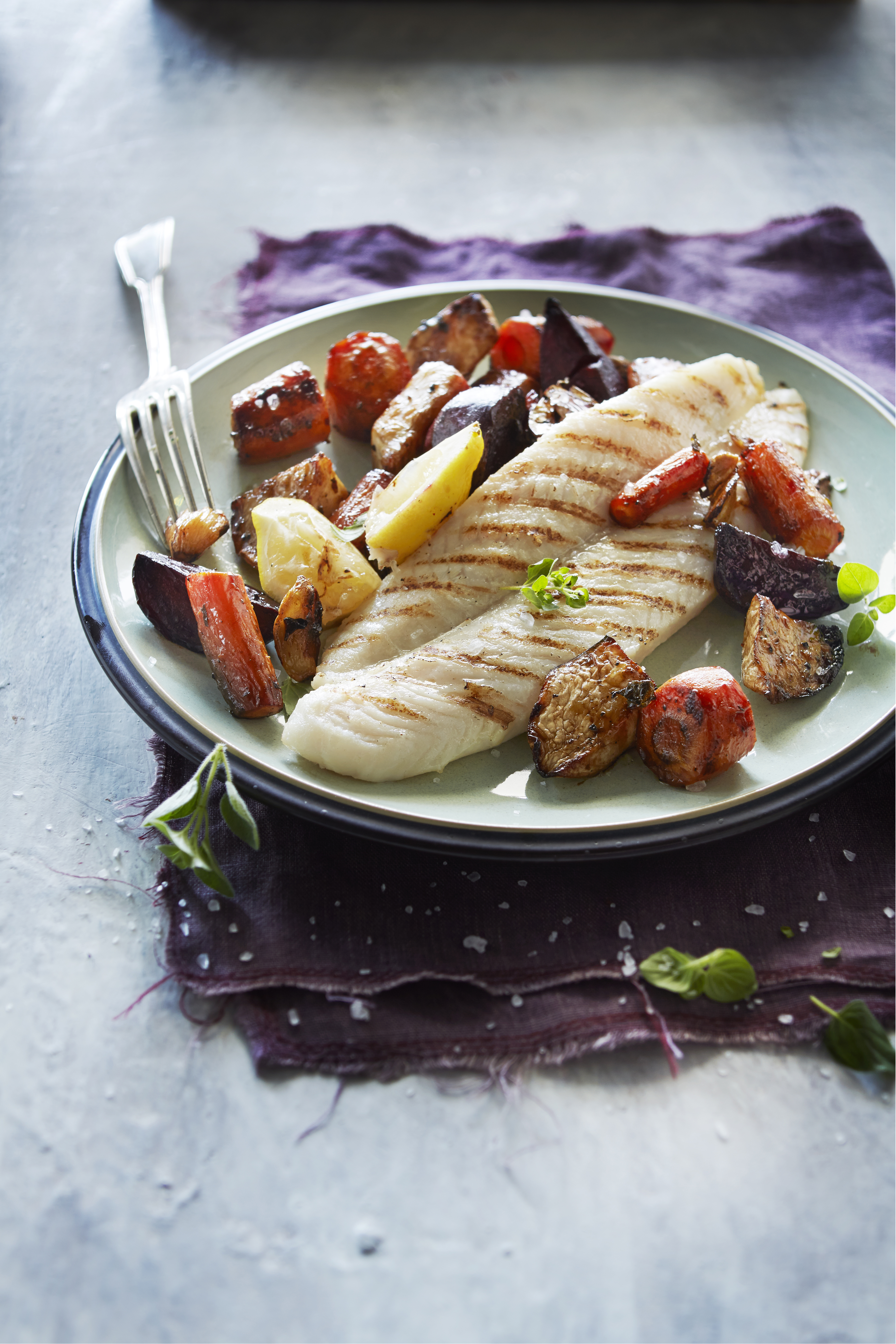 Geroosterde knolselderij, biet en winterpeen