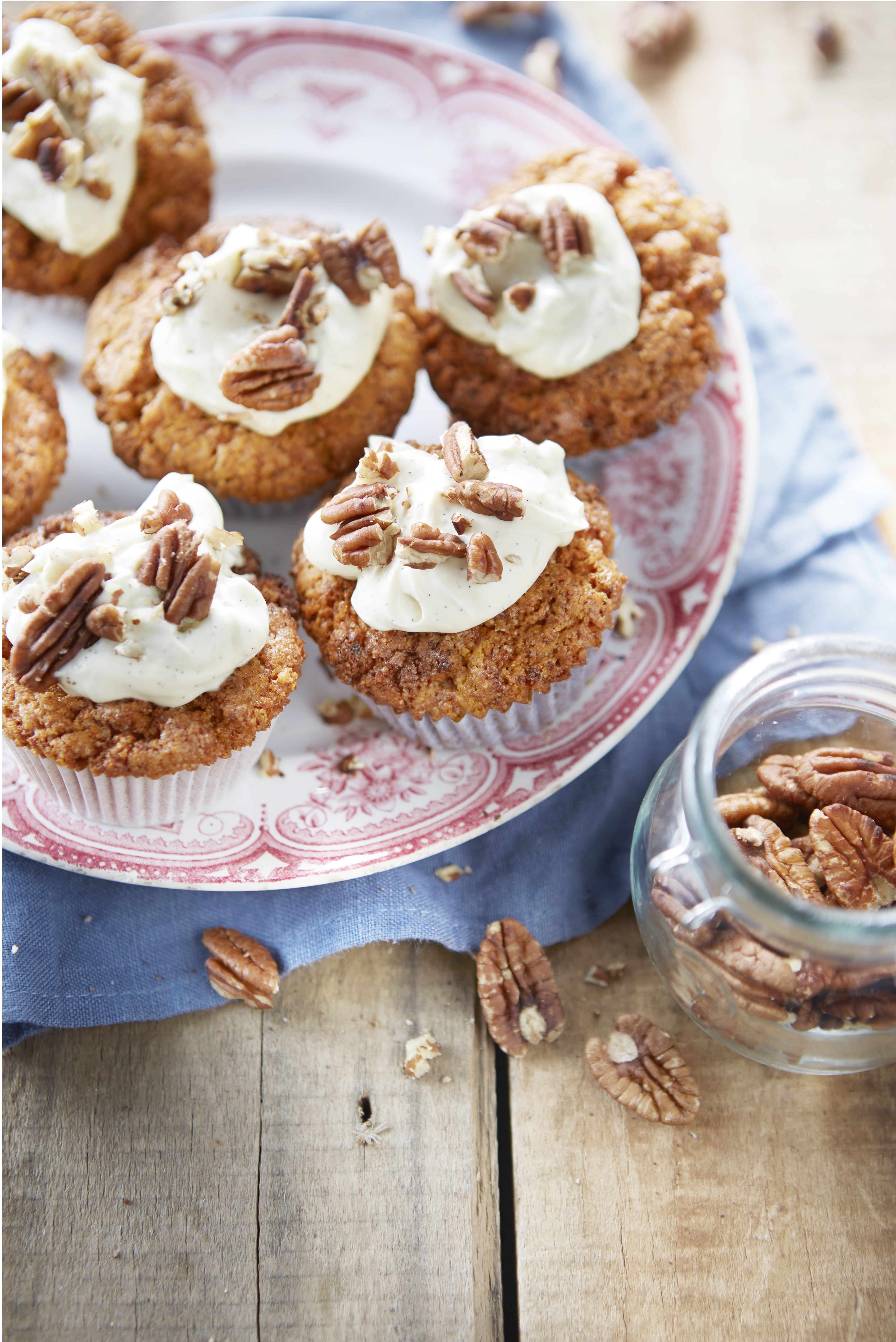 Wortelmuffins met pecannoten