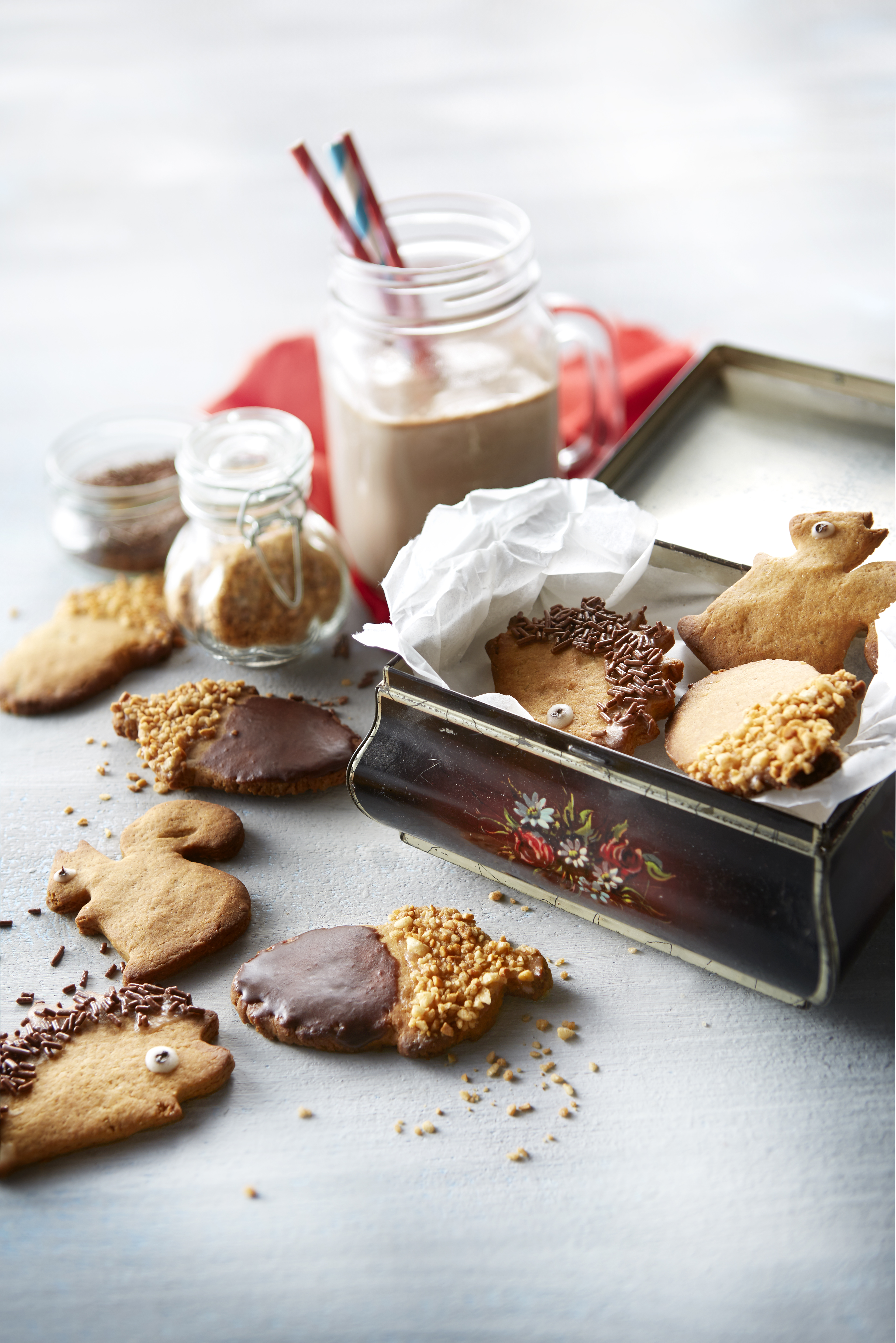 Gemberkoekjes met glazuur