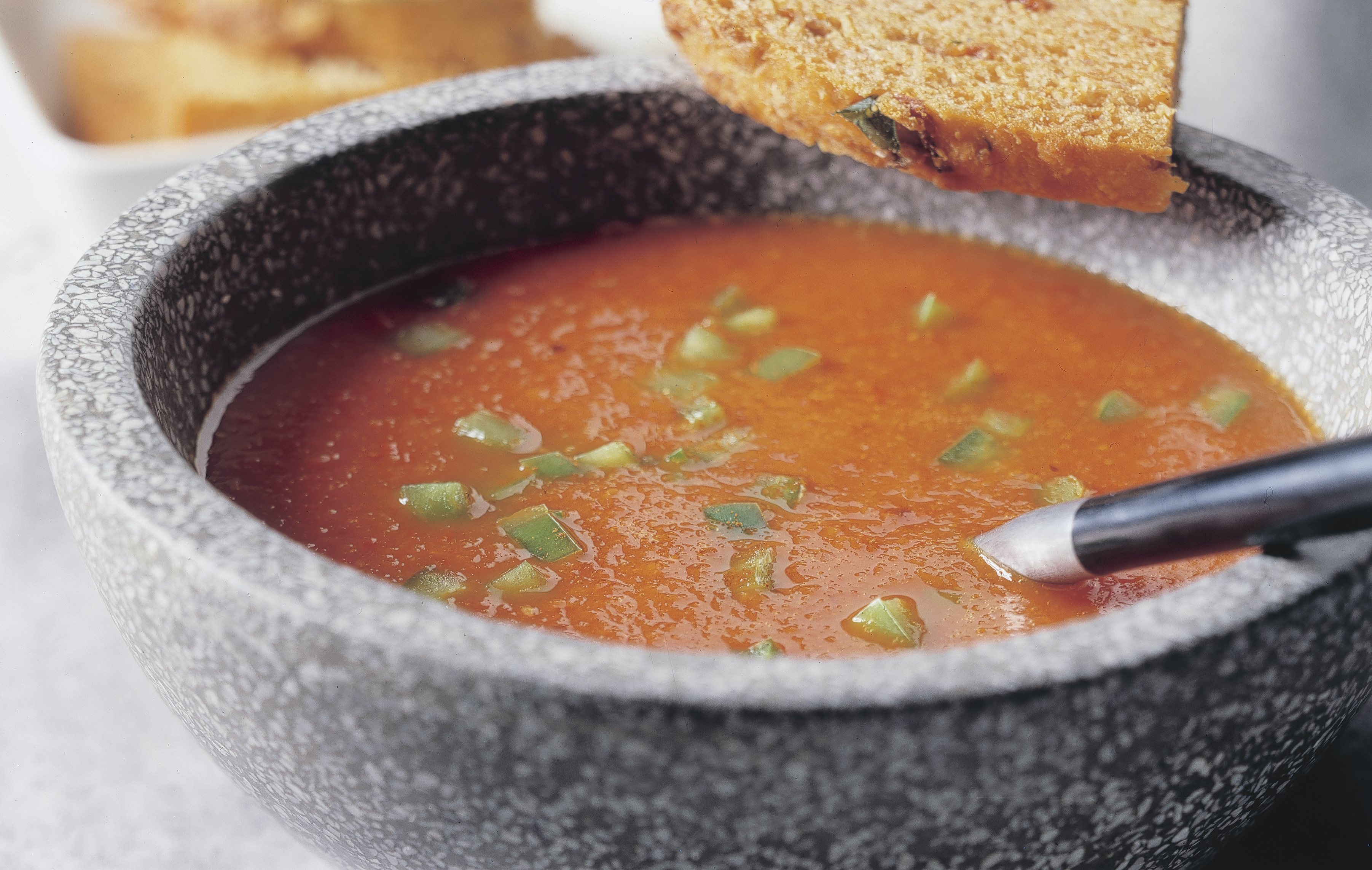 Rood-groene paprikasoep