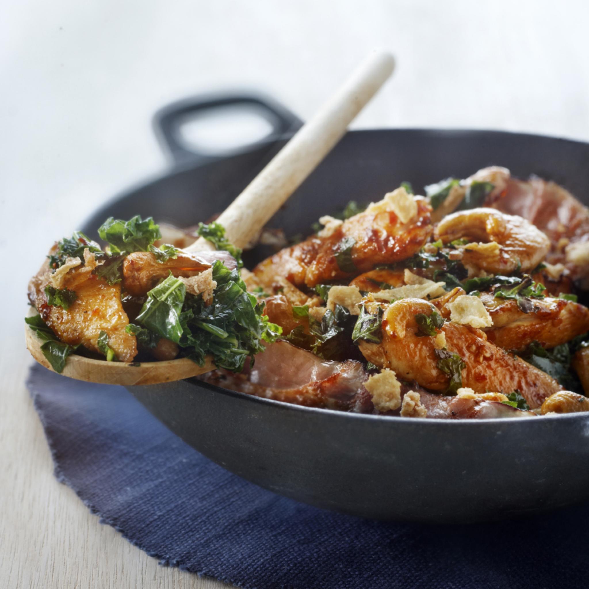 Oosterse boerenkoolschotel