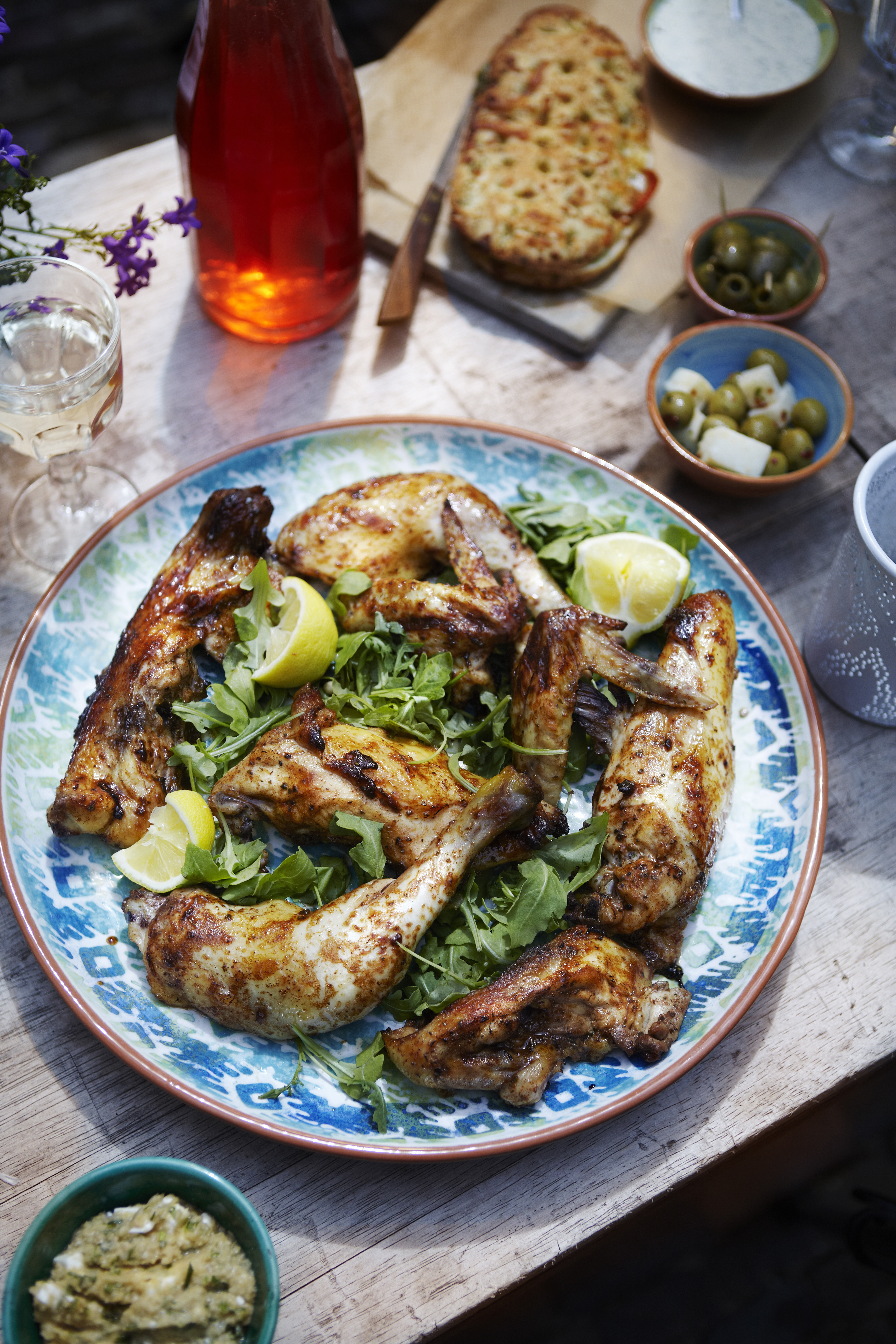 Kip met kaneel en honing