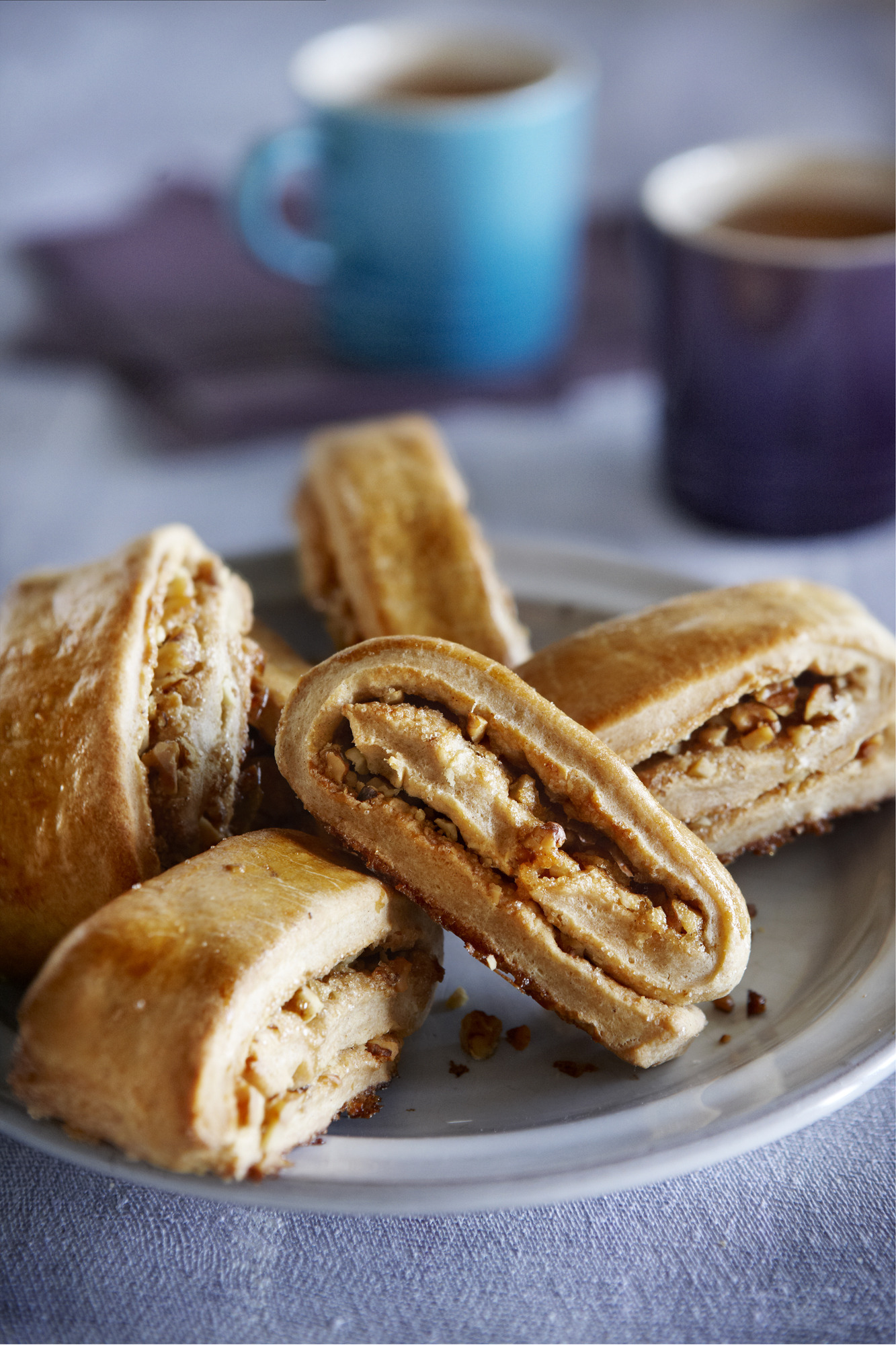 Kaneelbroodjes met walnoot