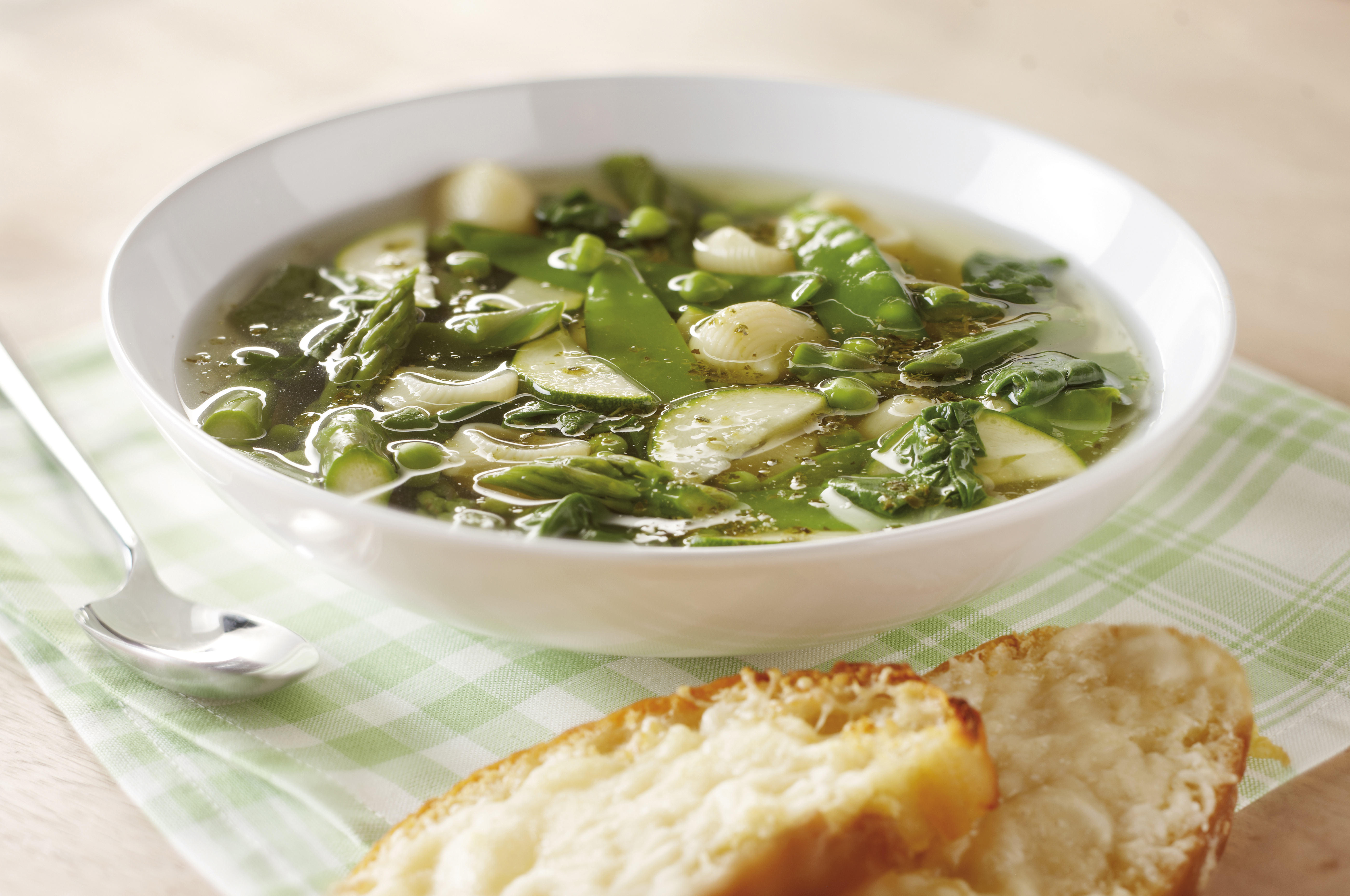 Groene zomersoep