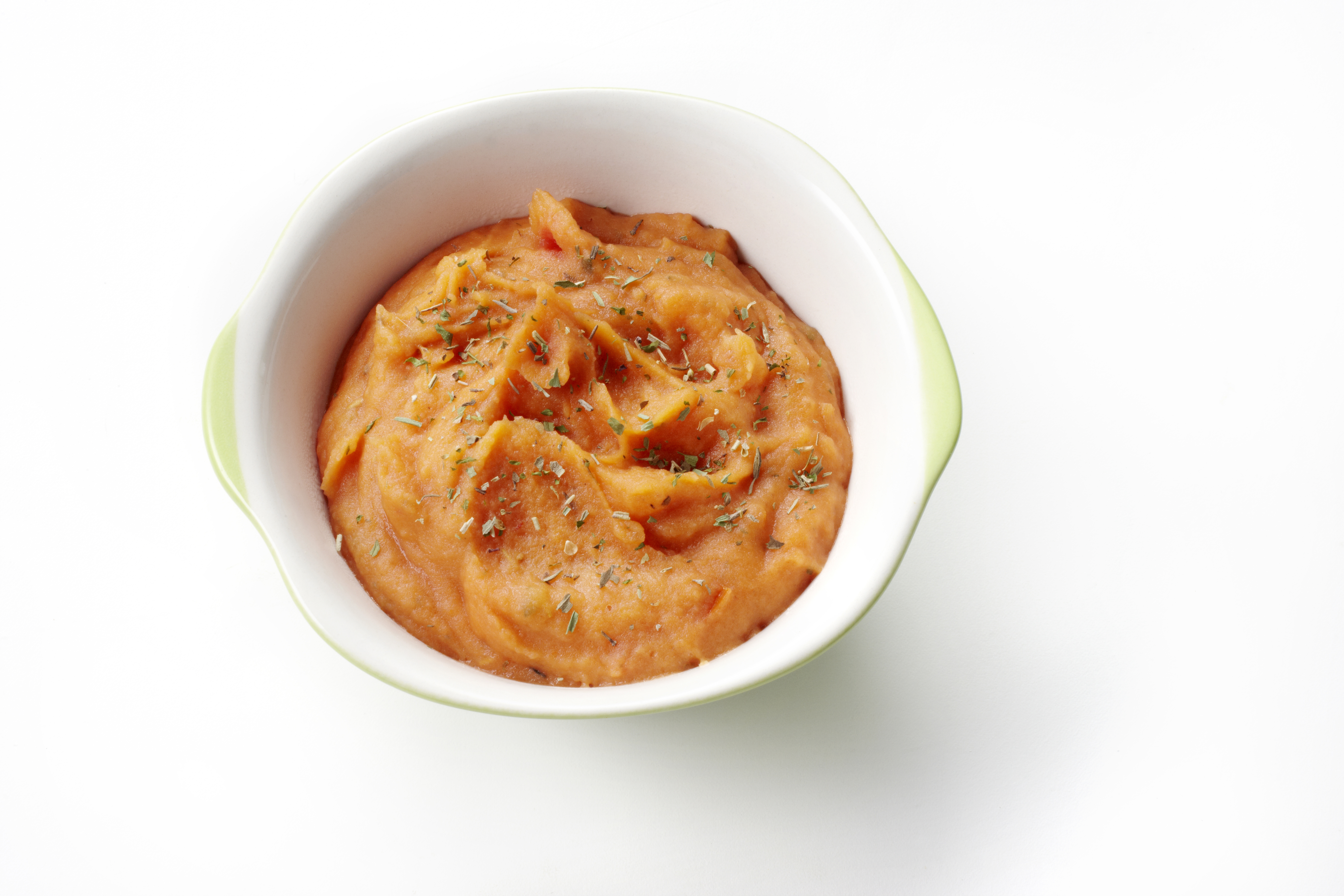 Aardappelpuree met tomaten