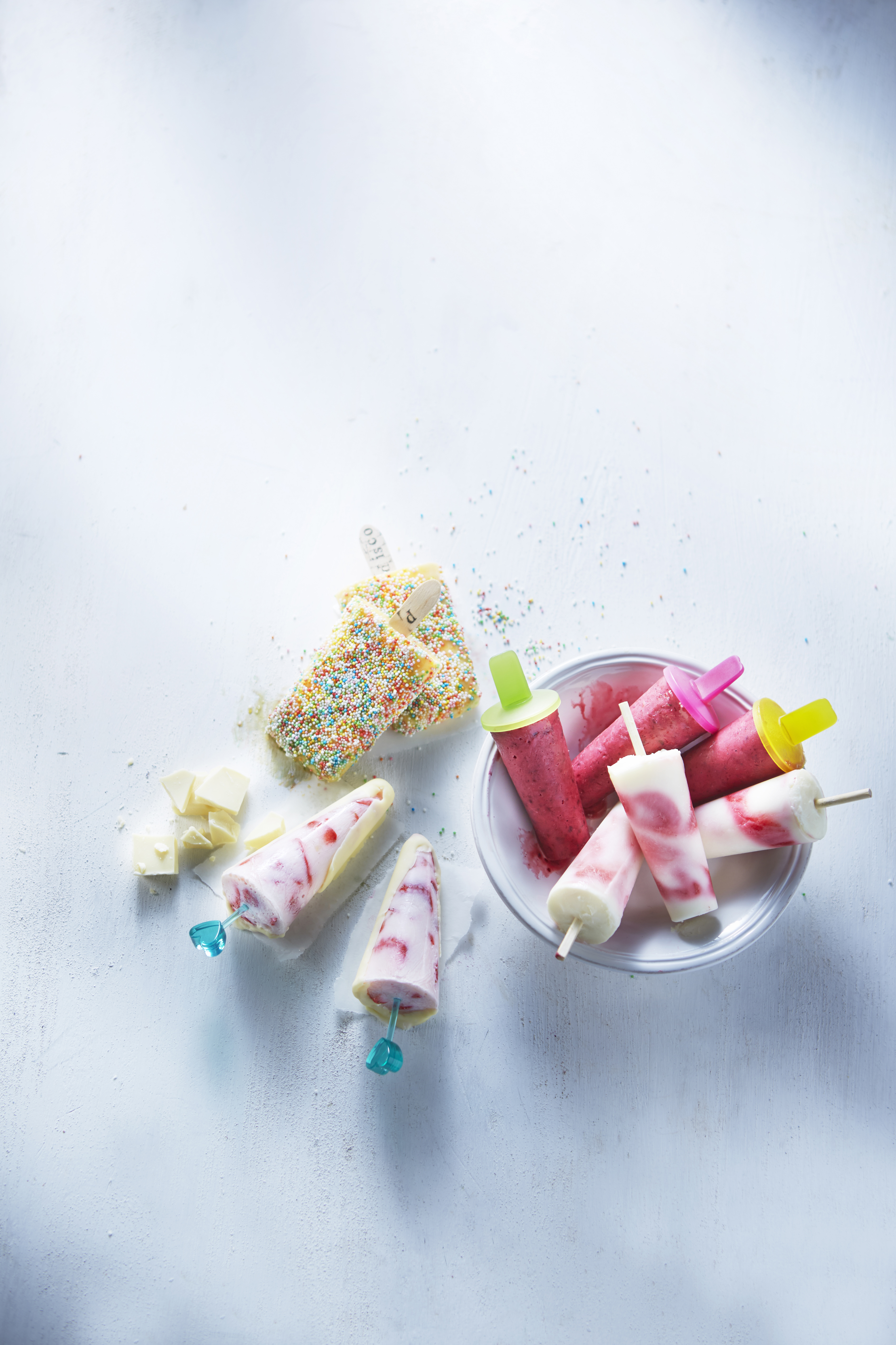 Yoghurtijs frambozenswirl