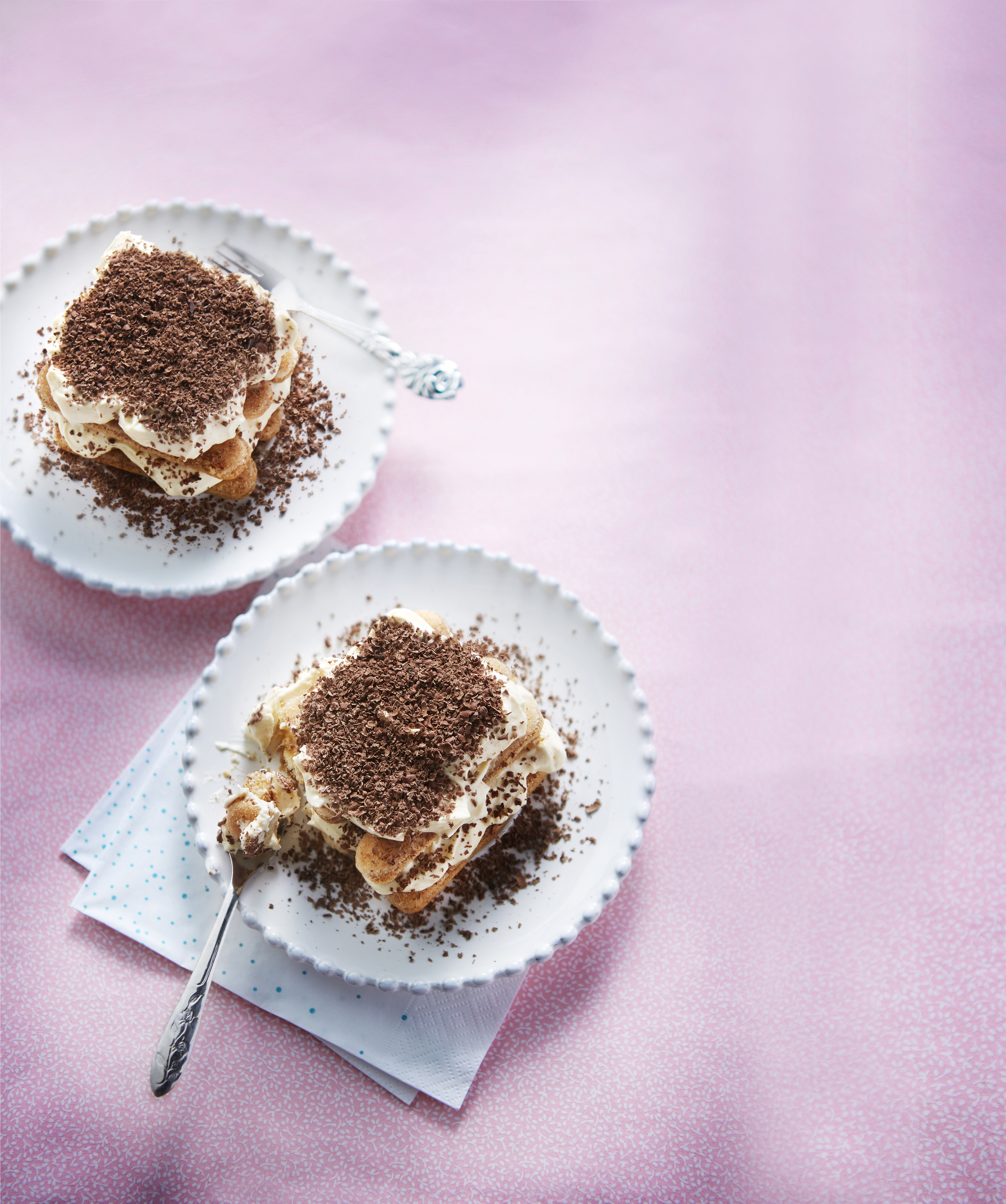 Tiramisu met pure chocolade