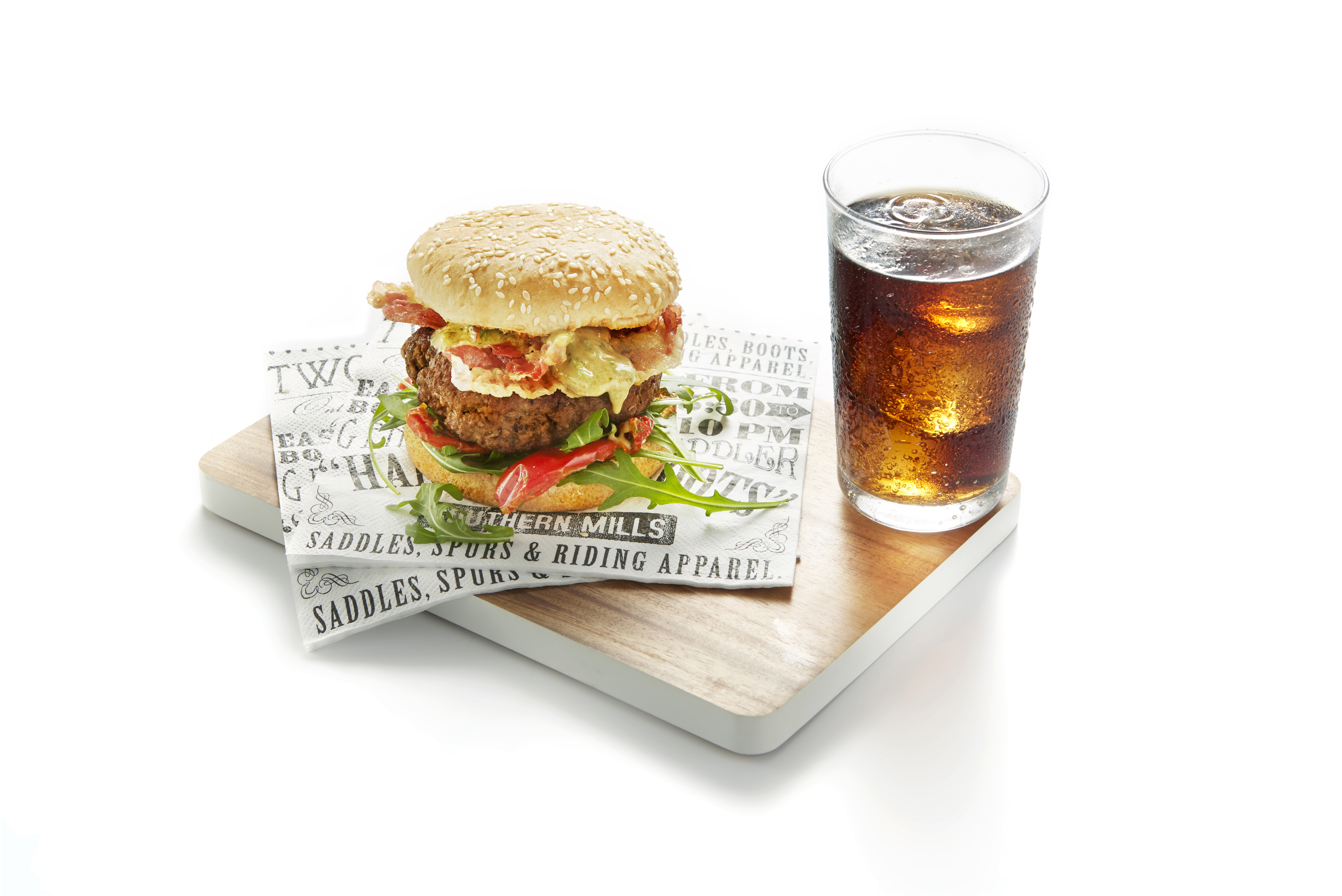 Mediterrane burger met pestodip