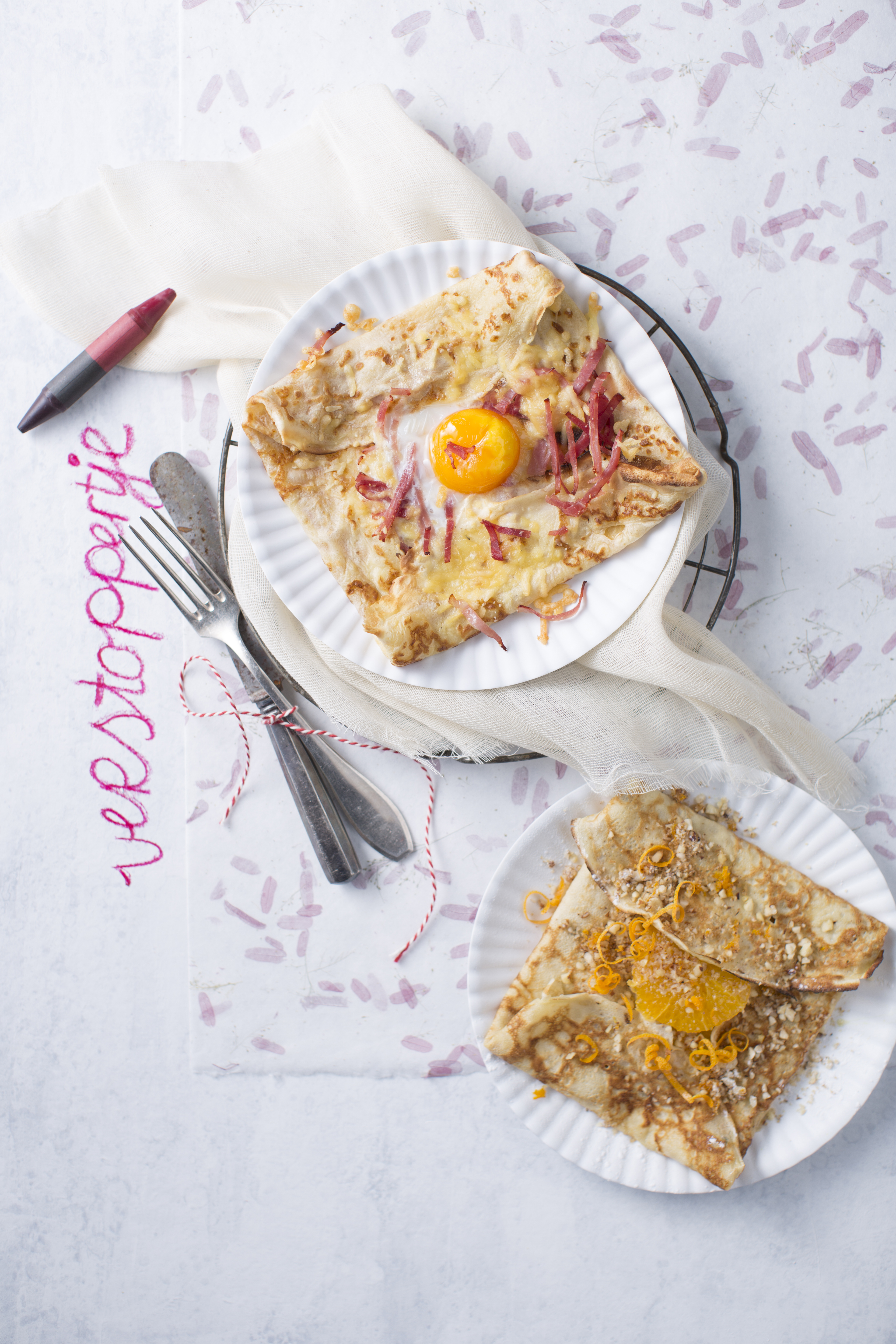 Pannenkoeken sinaasappel-envelopjes