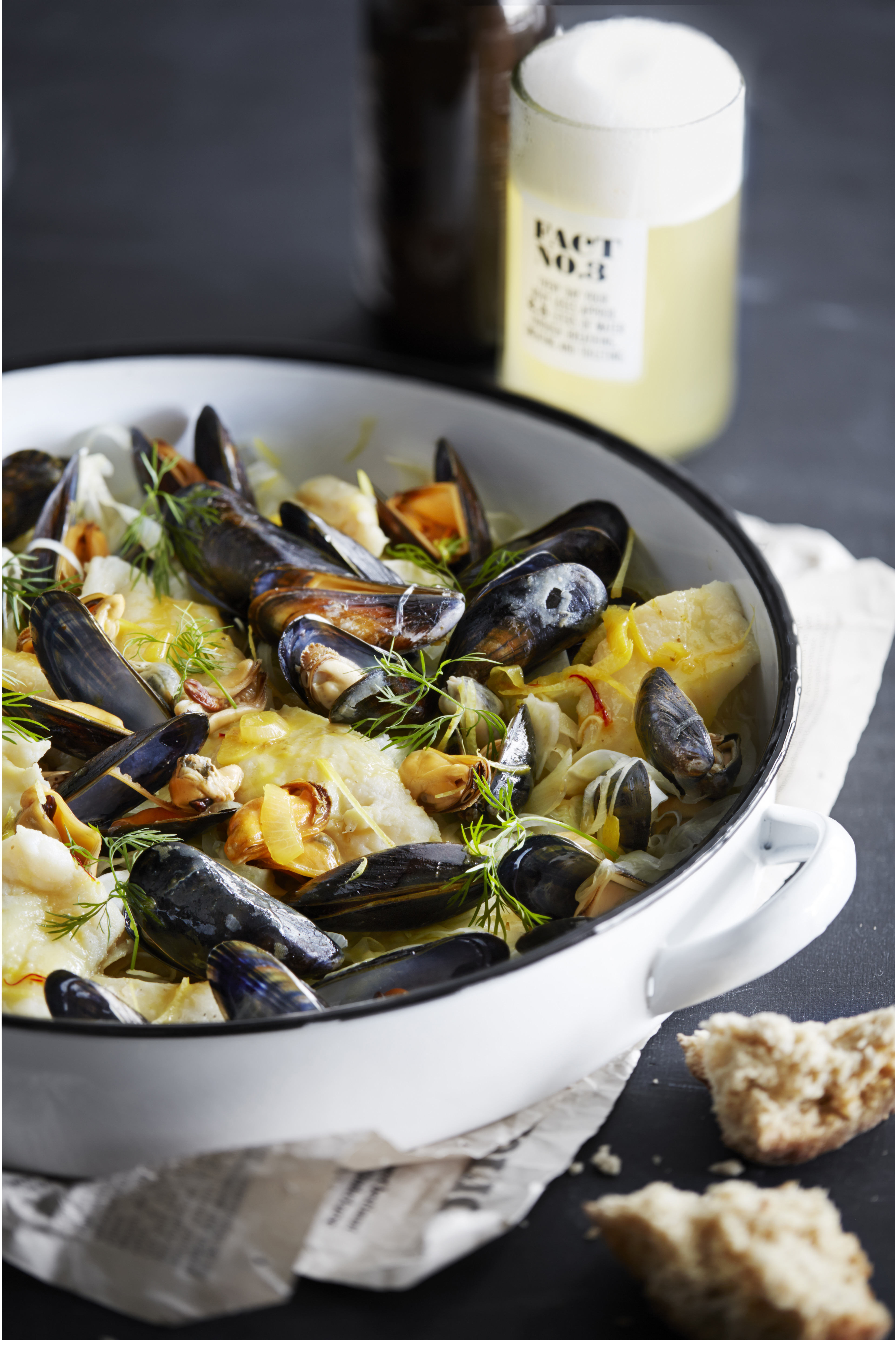 Visschotel met venkel en witbier