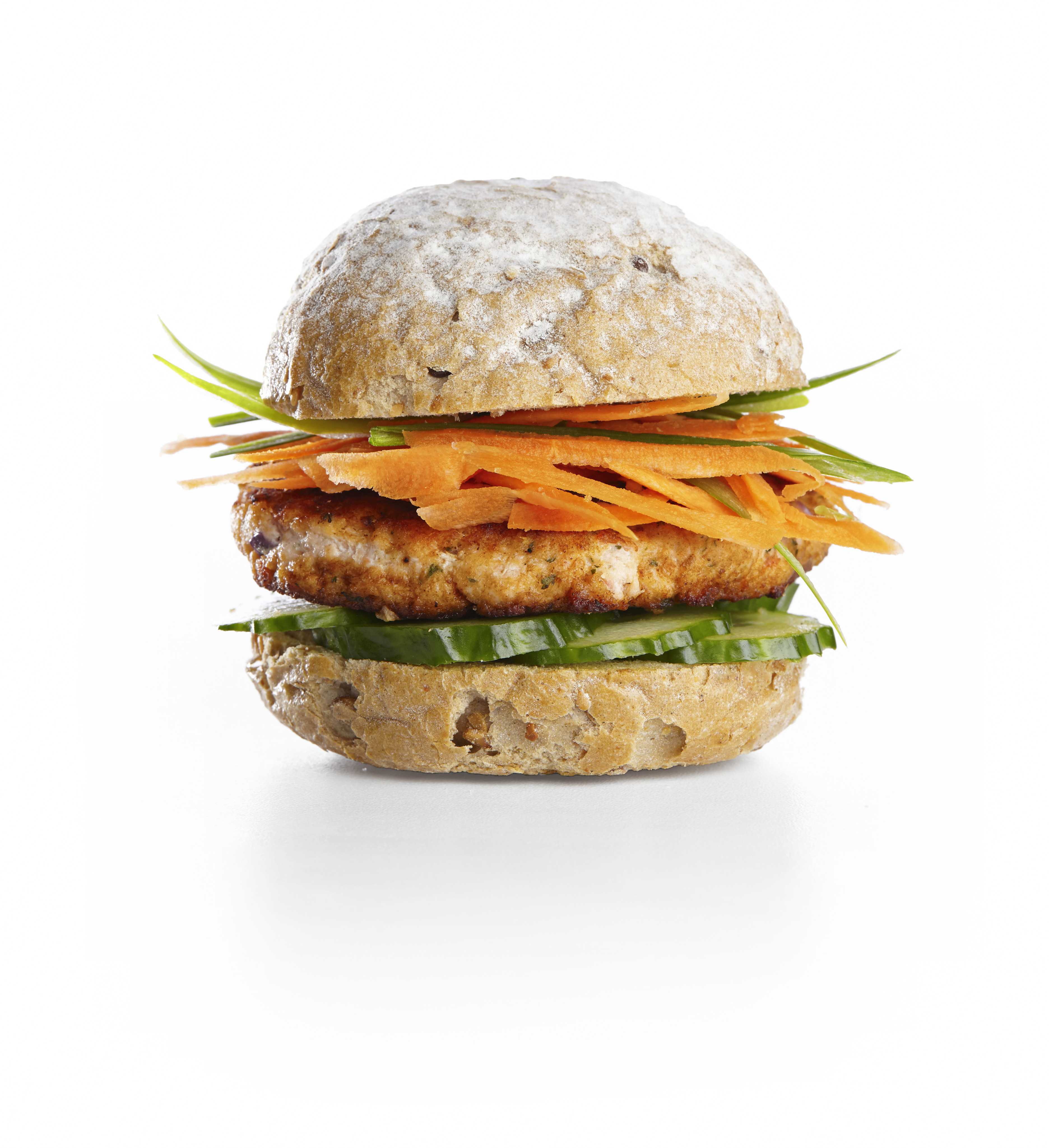 Koreaanse zalmburger