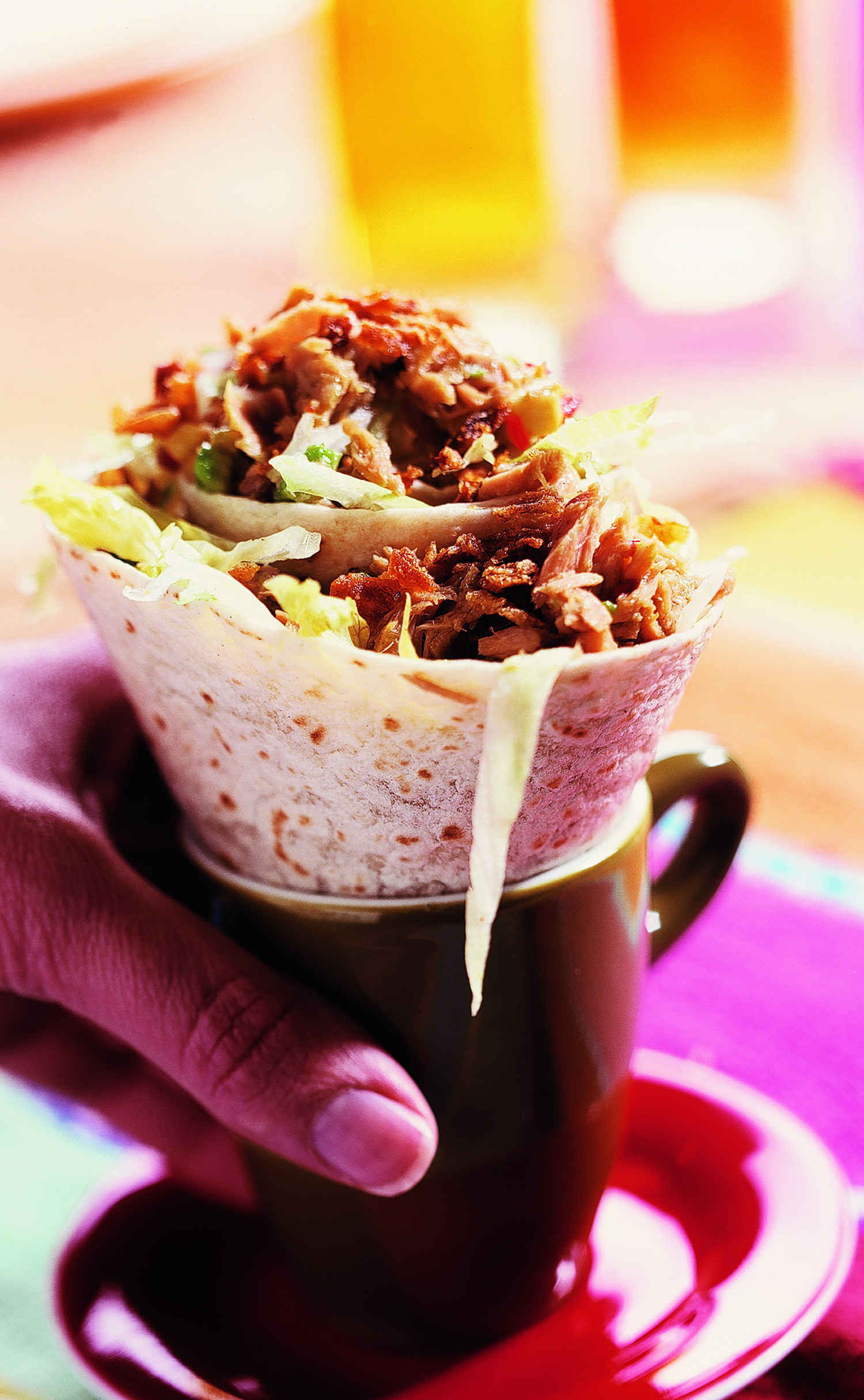 Tonijnwraps met avocado