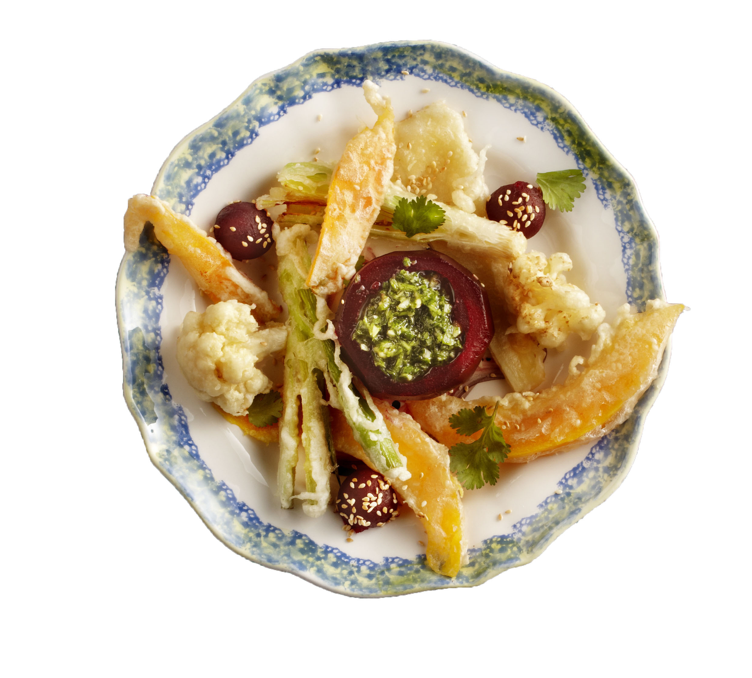 Tempura van wintergroenten