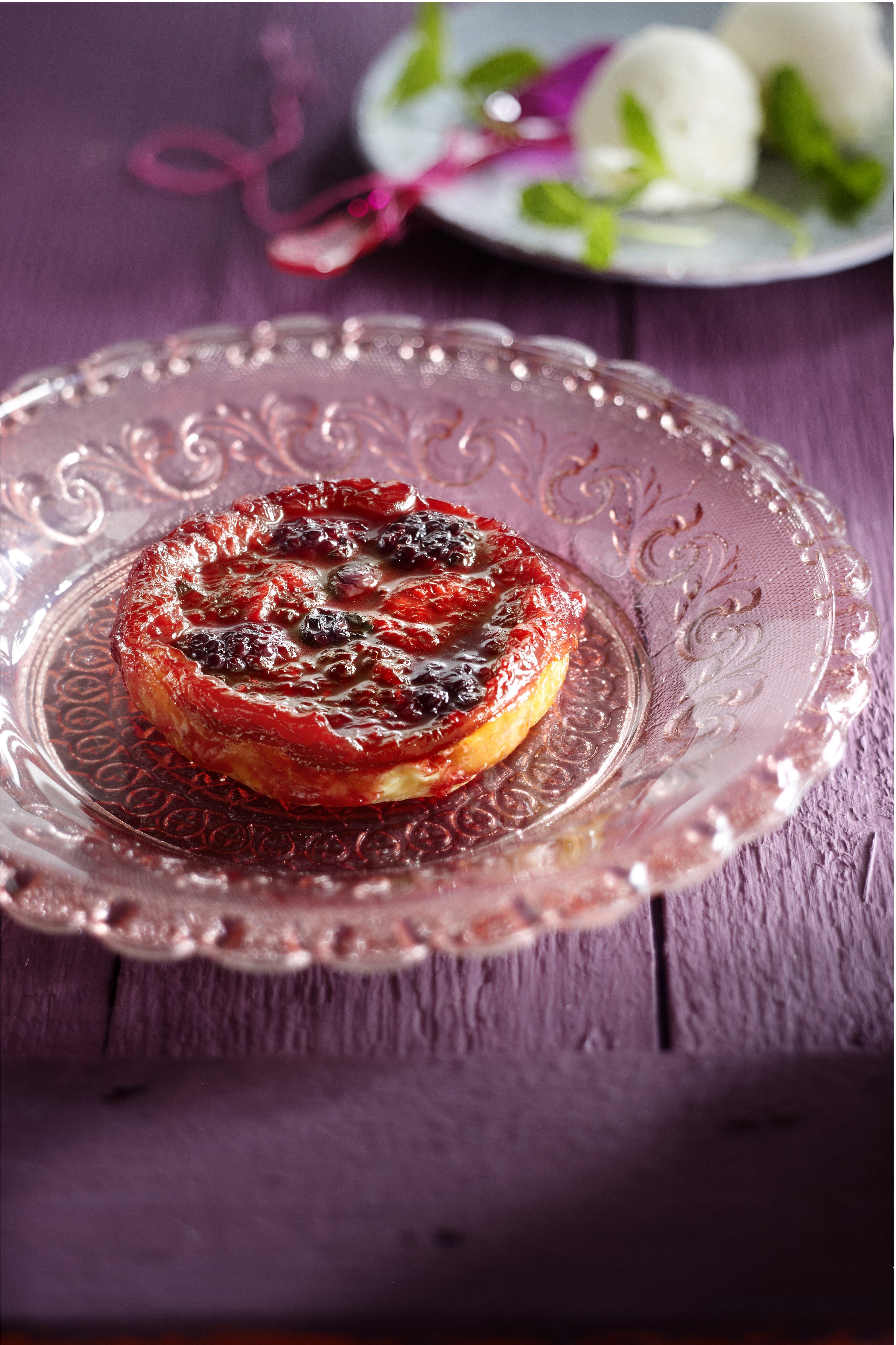 Tarte Tatin van bosvruchten