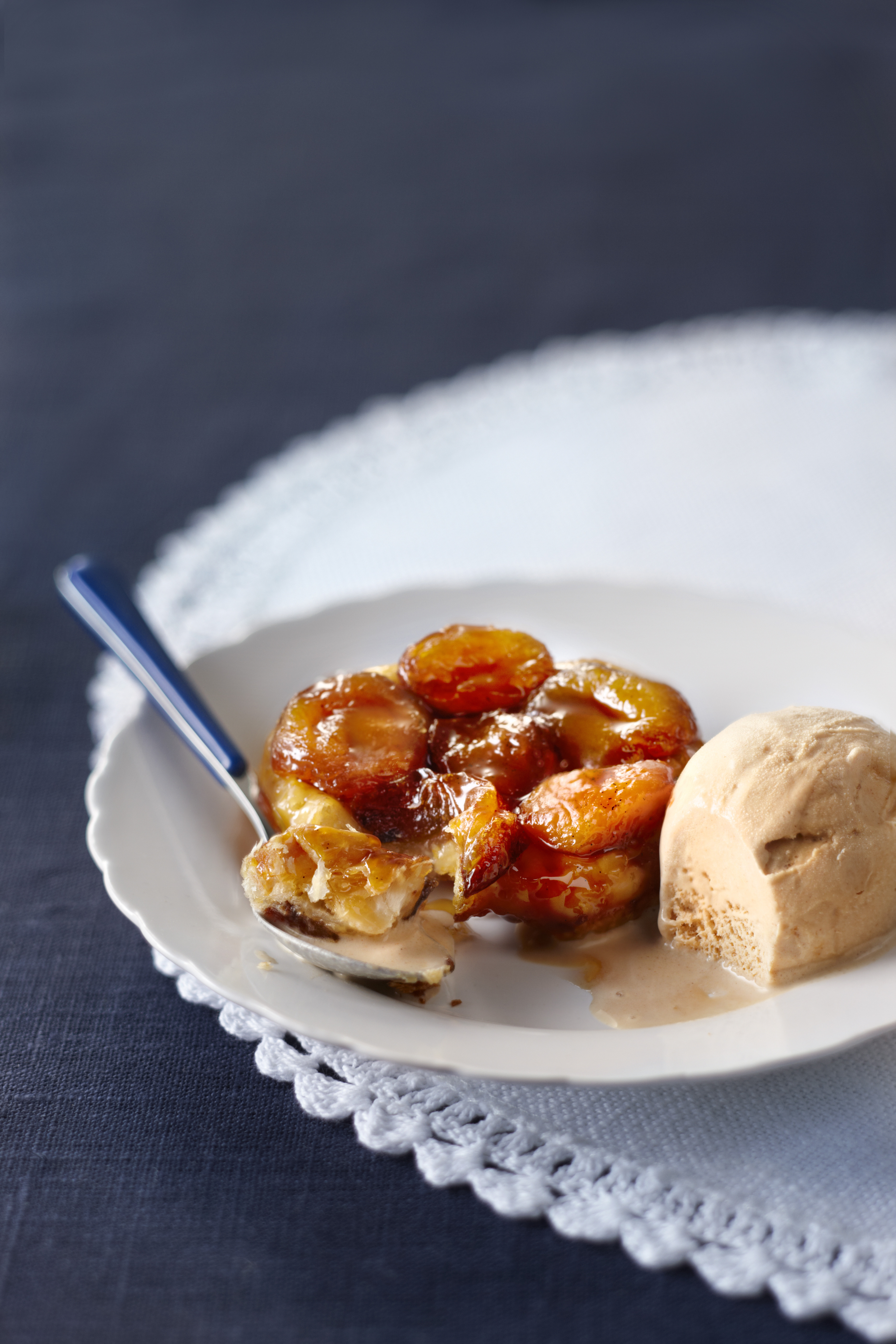 Tarte Tatin met abrikozen en vanille