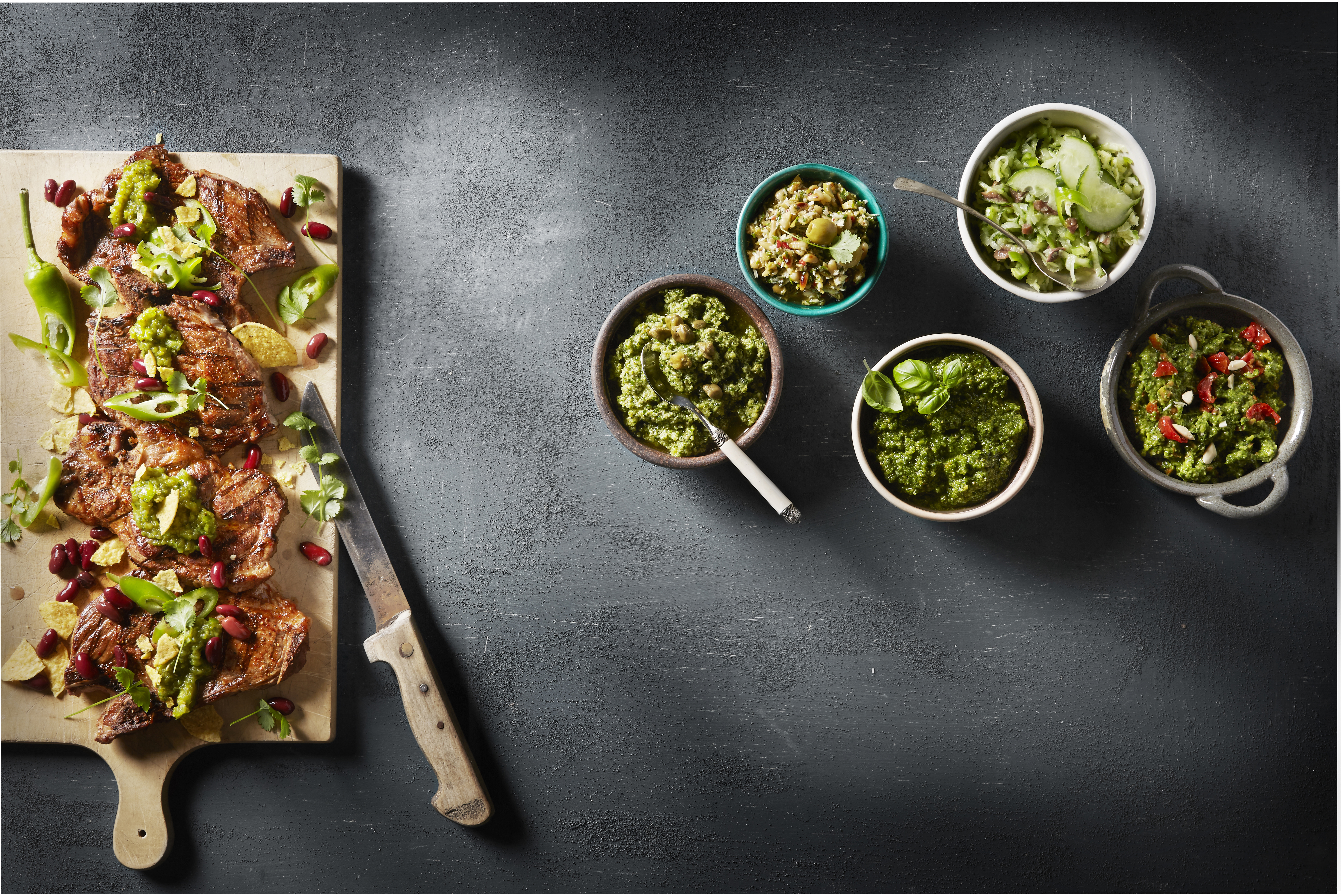 Mexicaanse karbonade met paprikasalsa