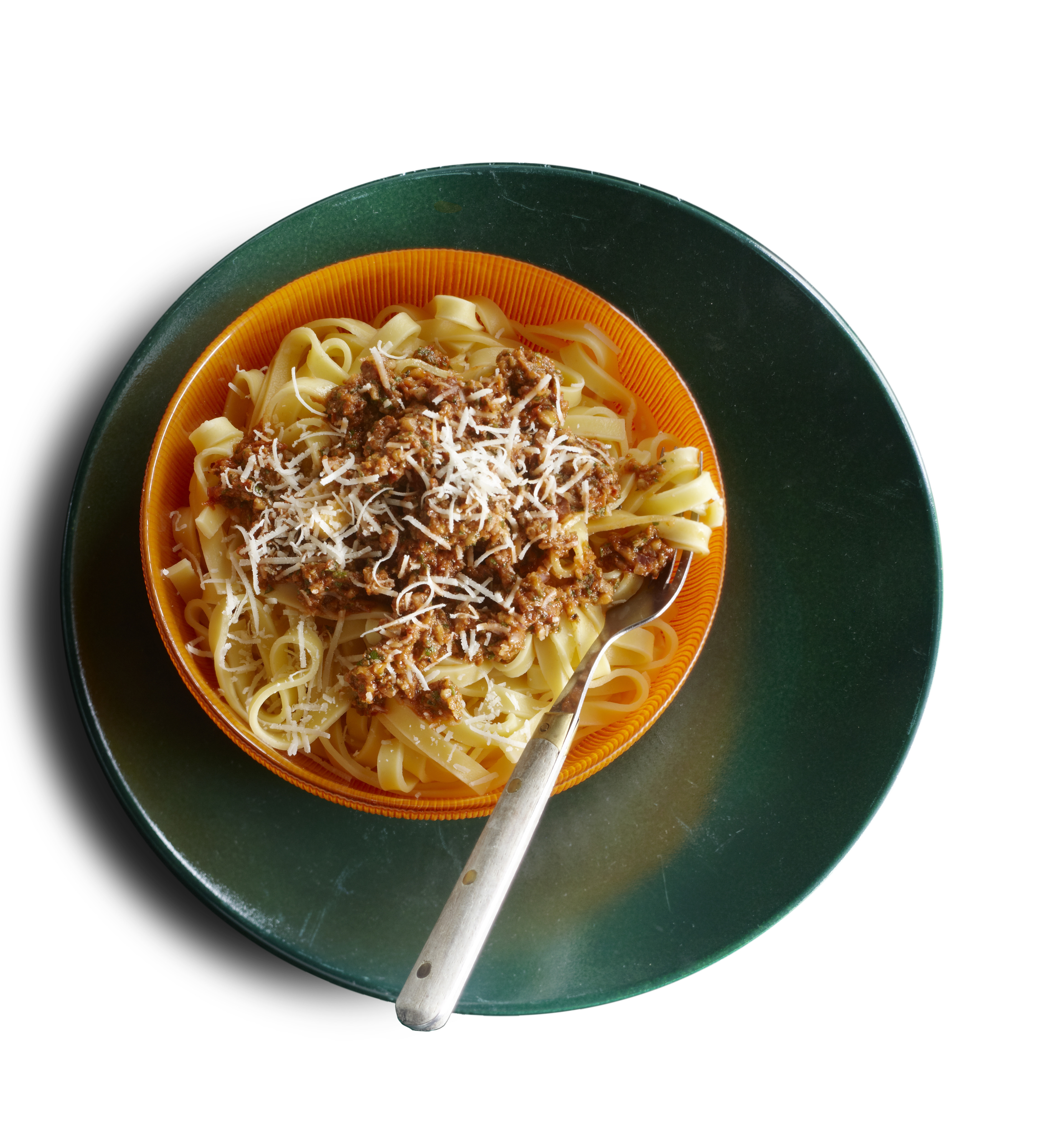 Tagliatelle met noten-tomatenpesto