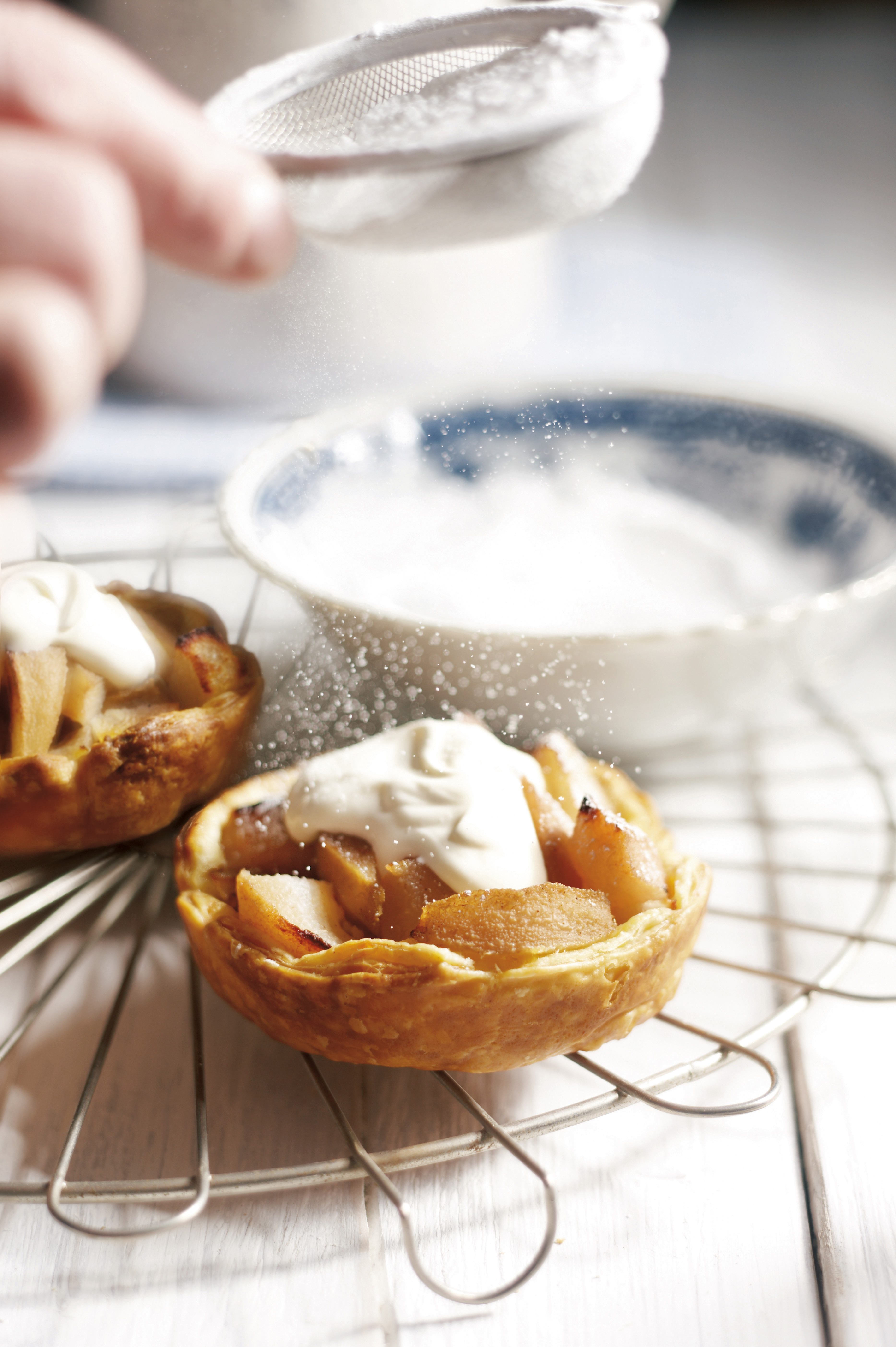 Stoofpeertjes in bladerdeeg