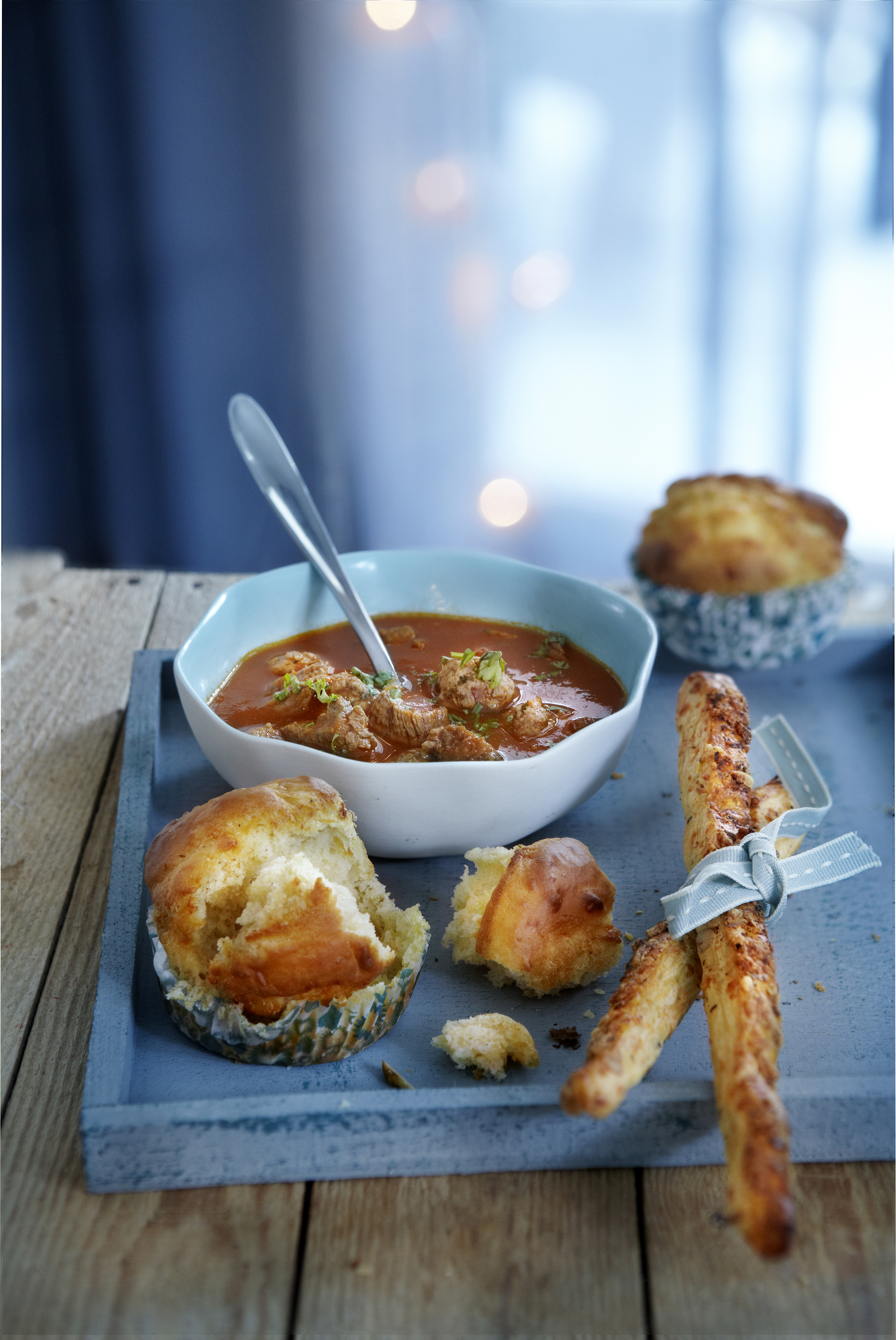 Soep van geroosterde tomaat en knoflook