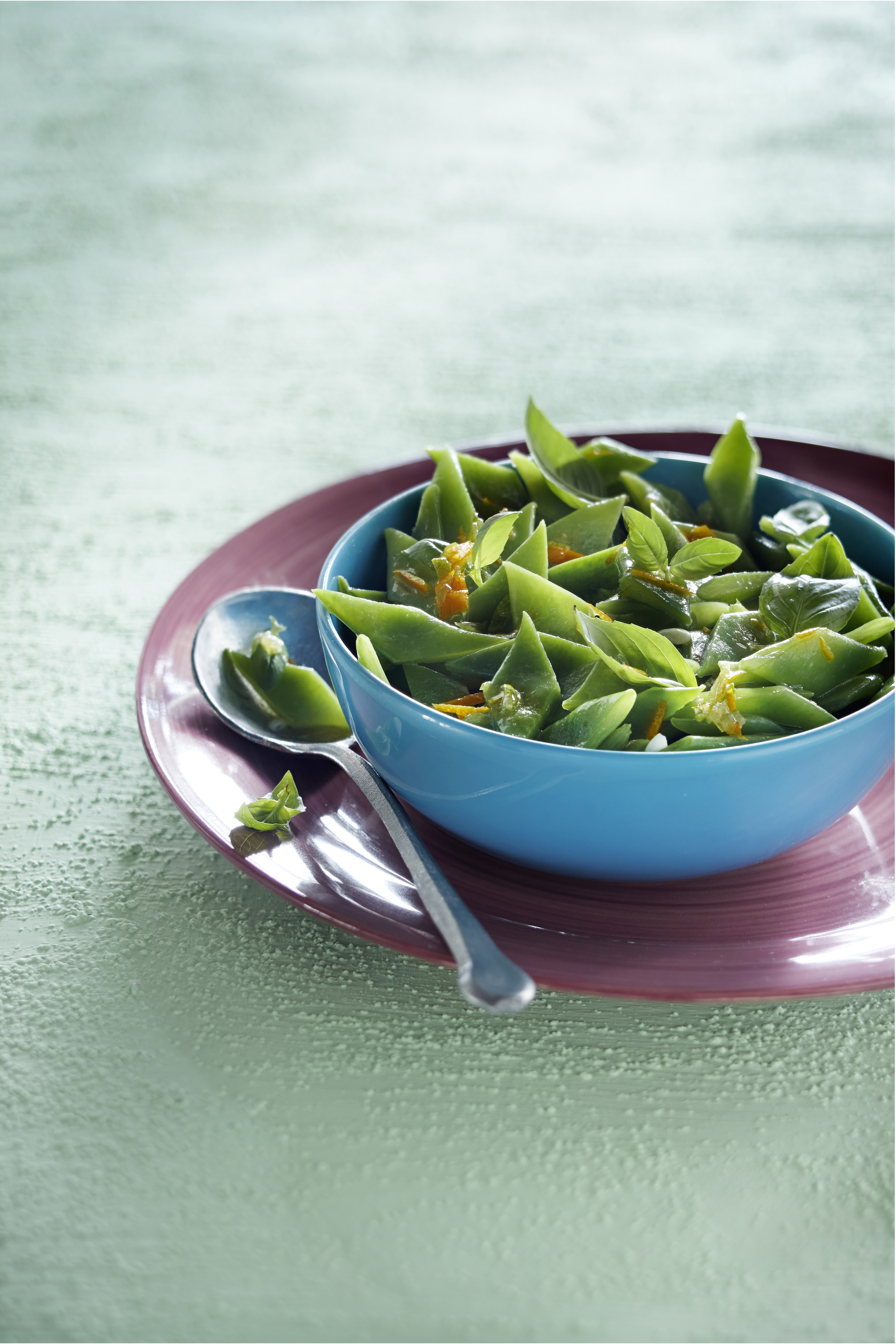 Snijbonen met citrusdressing