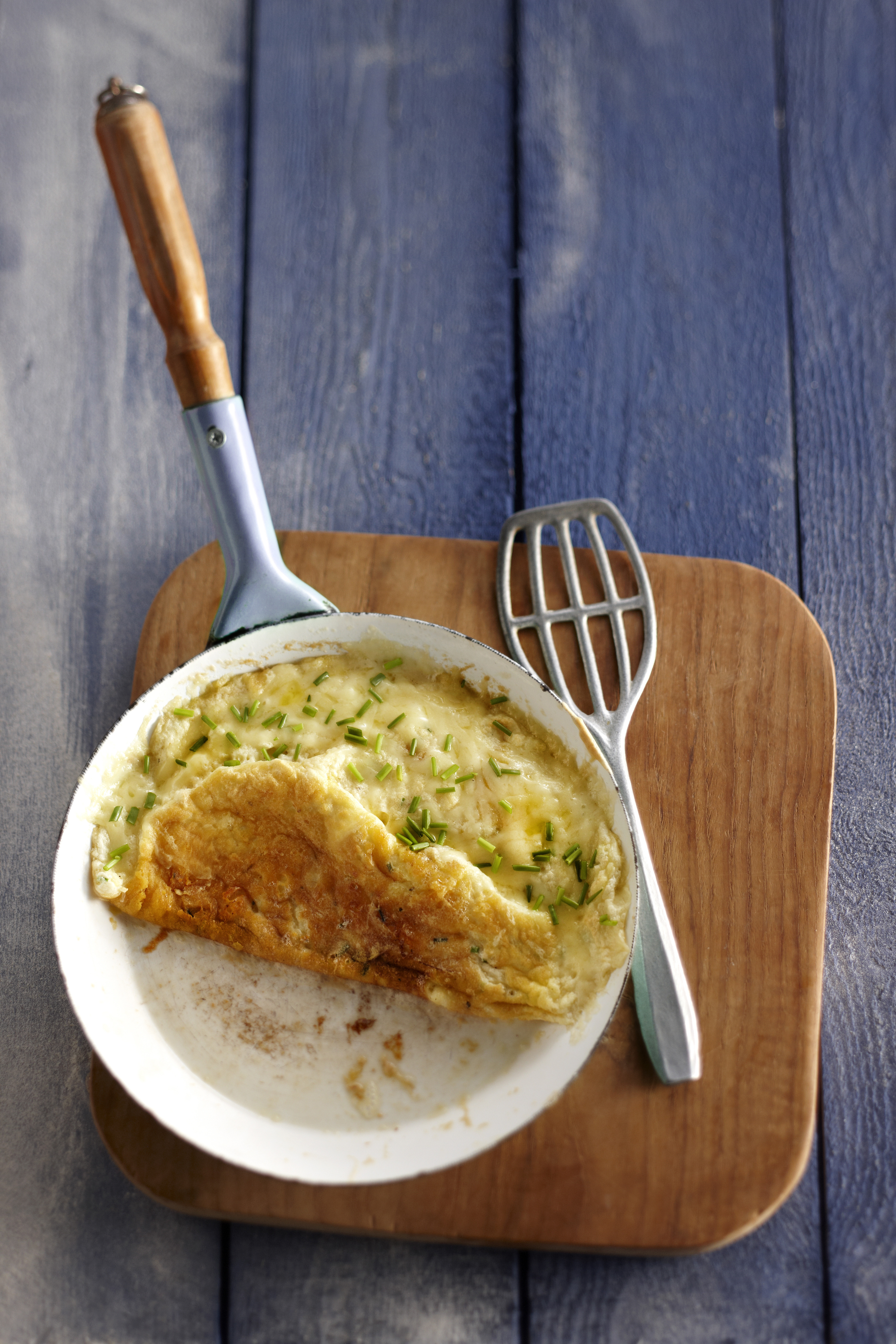 Schuimomelet met gruyere