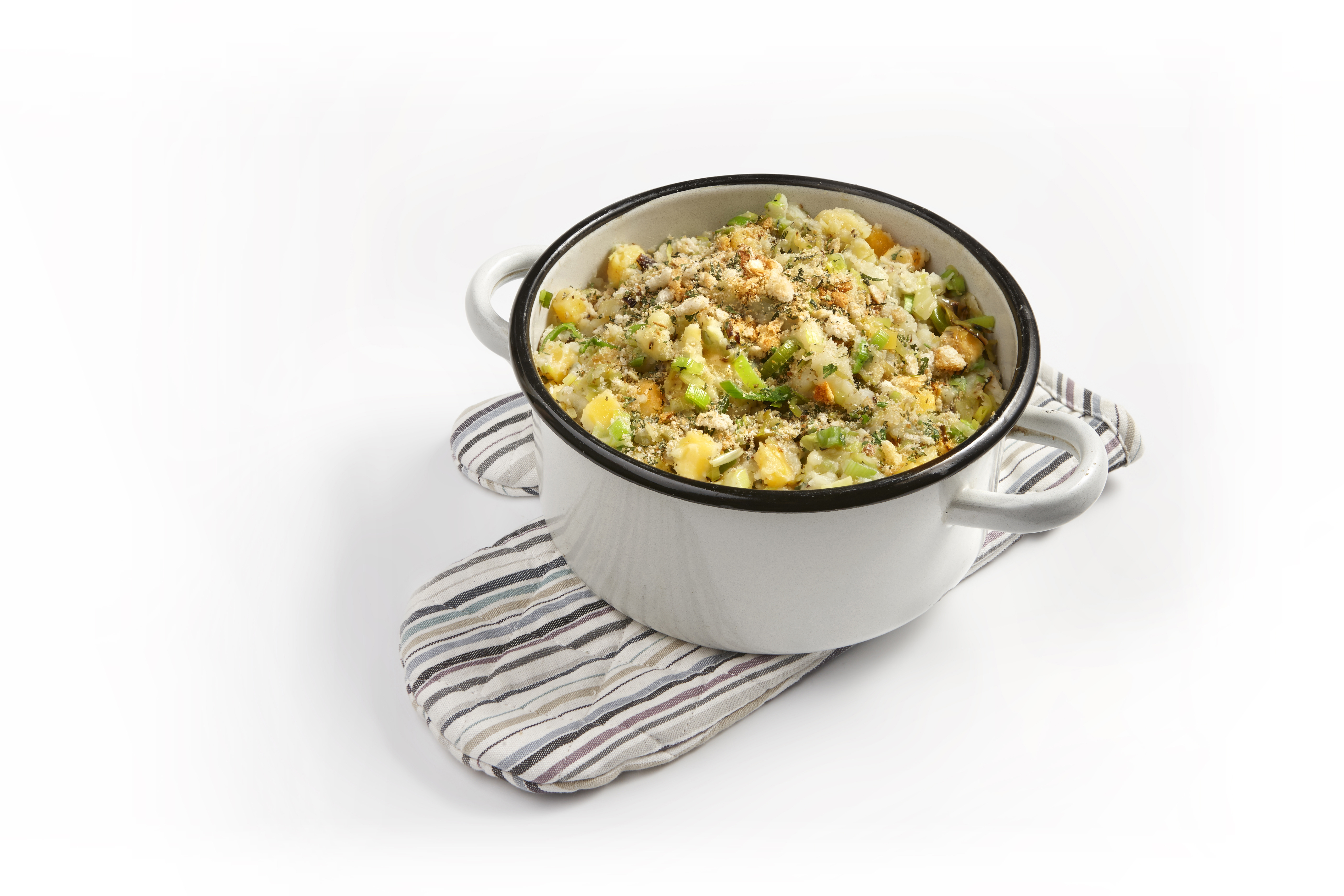 Preistamppot met oude kaas