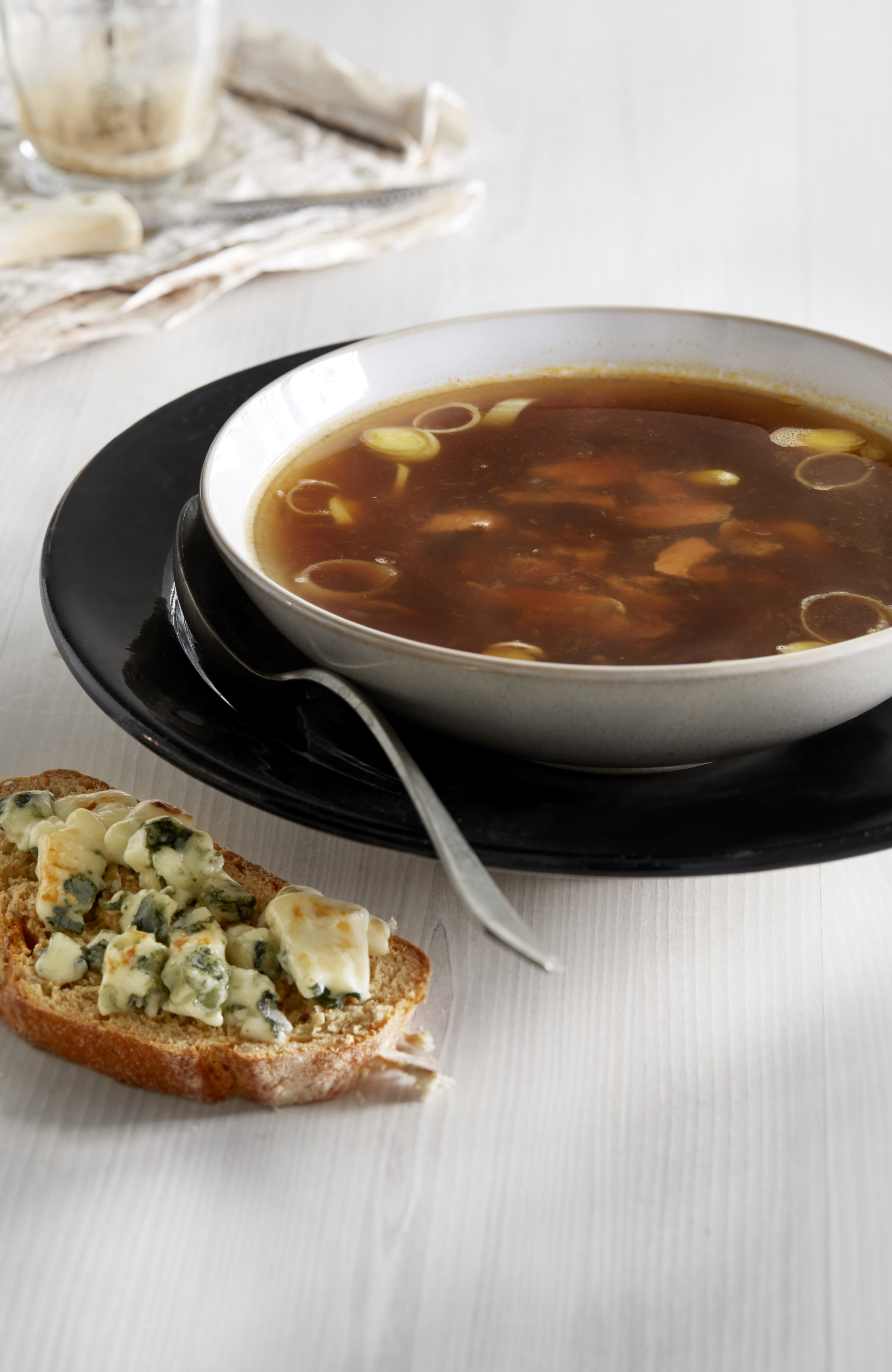 Ossenstaartsoep met donker bier