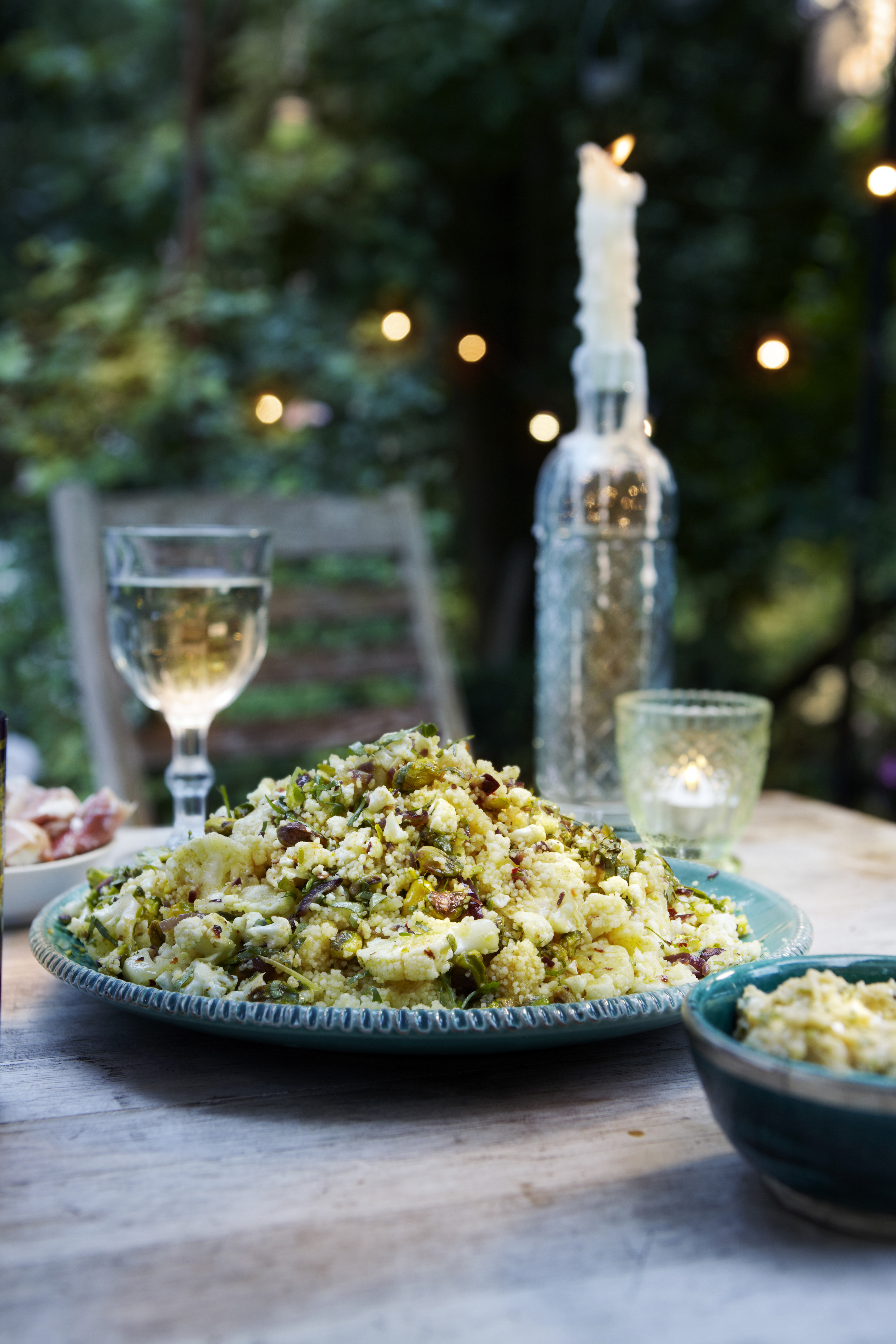 Couscoussalade met bloemkool en pistache