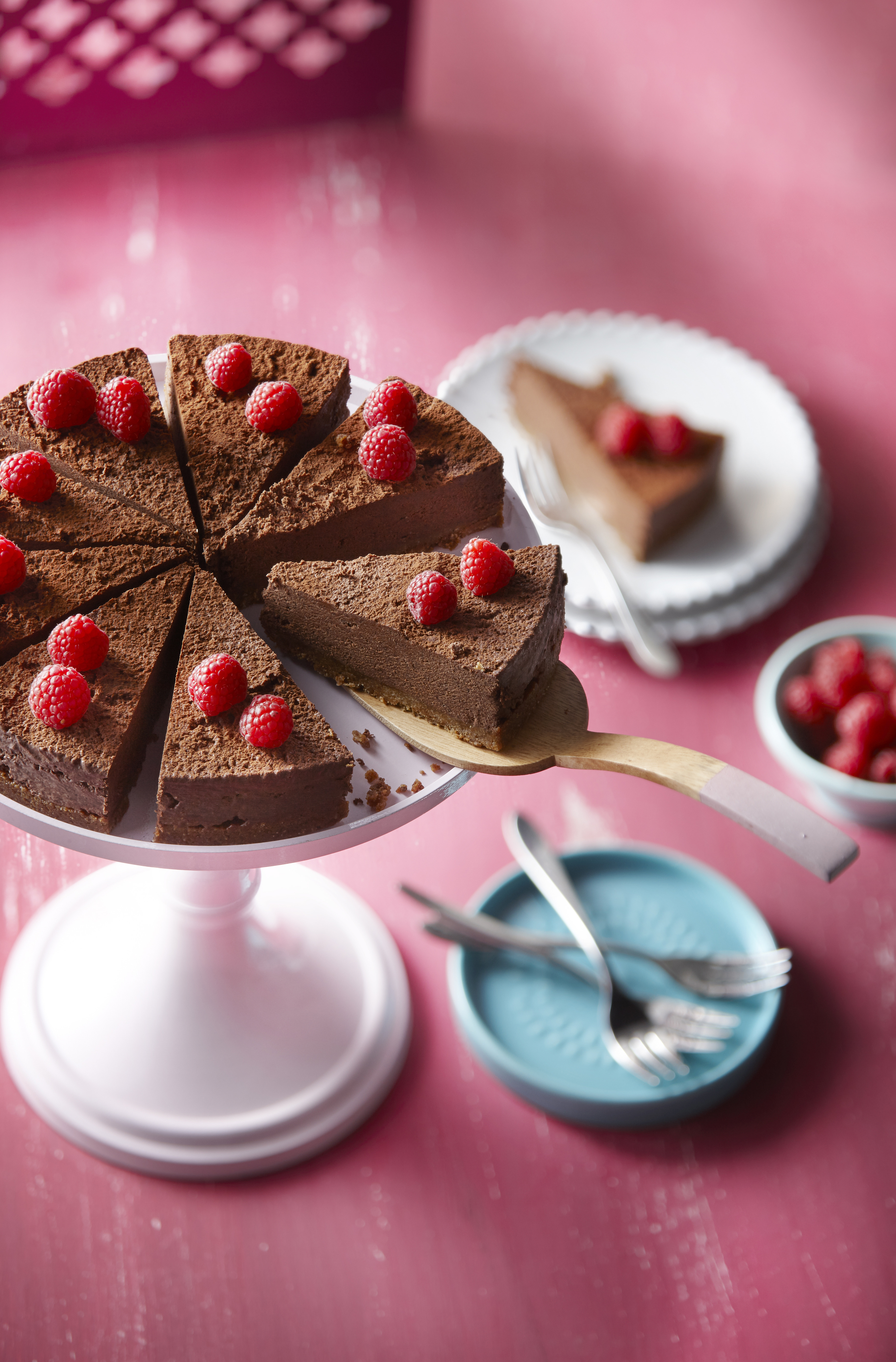 Chocolade-truffeltaart