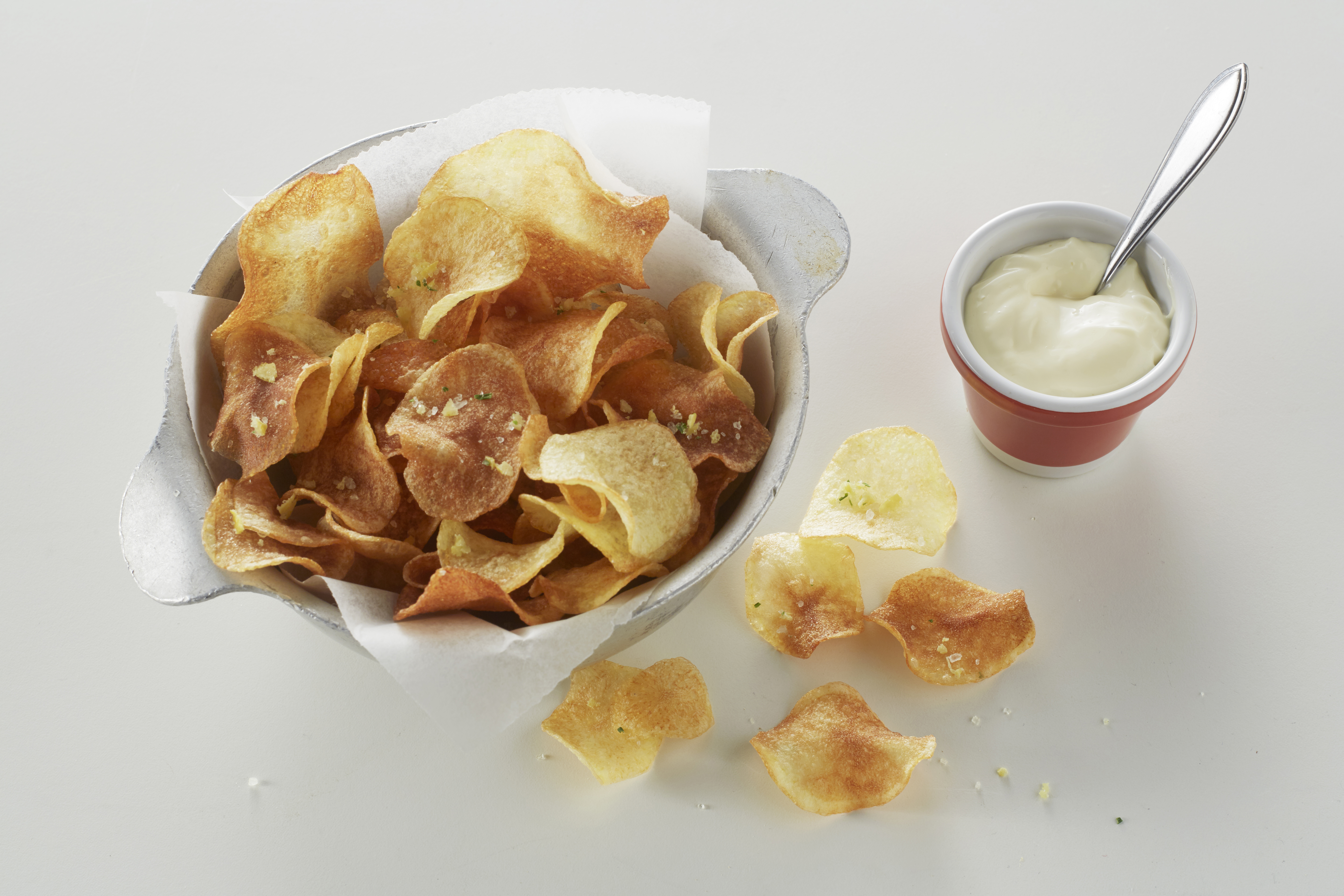 Chips met kruidenzout