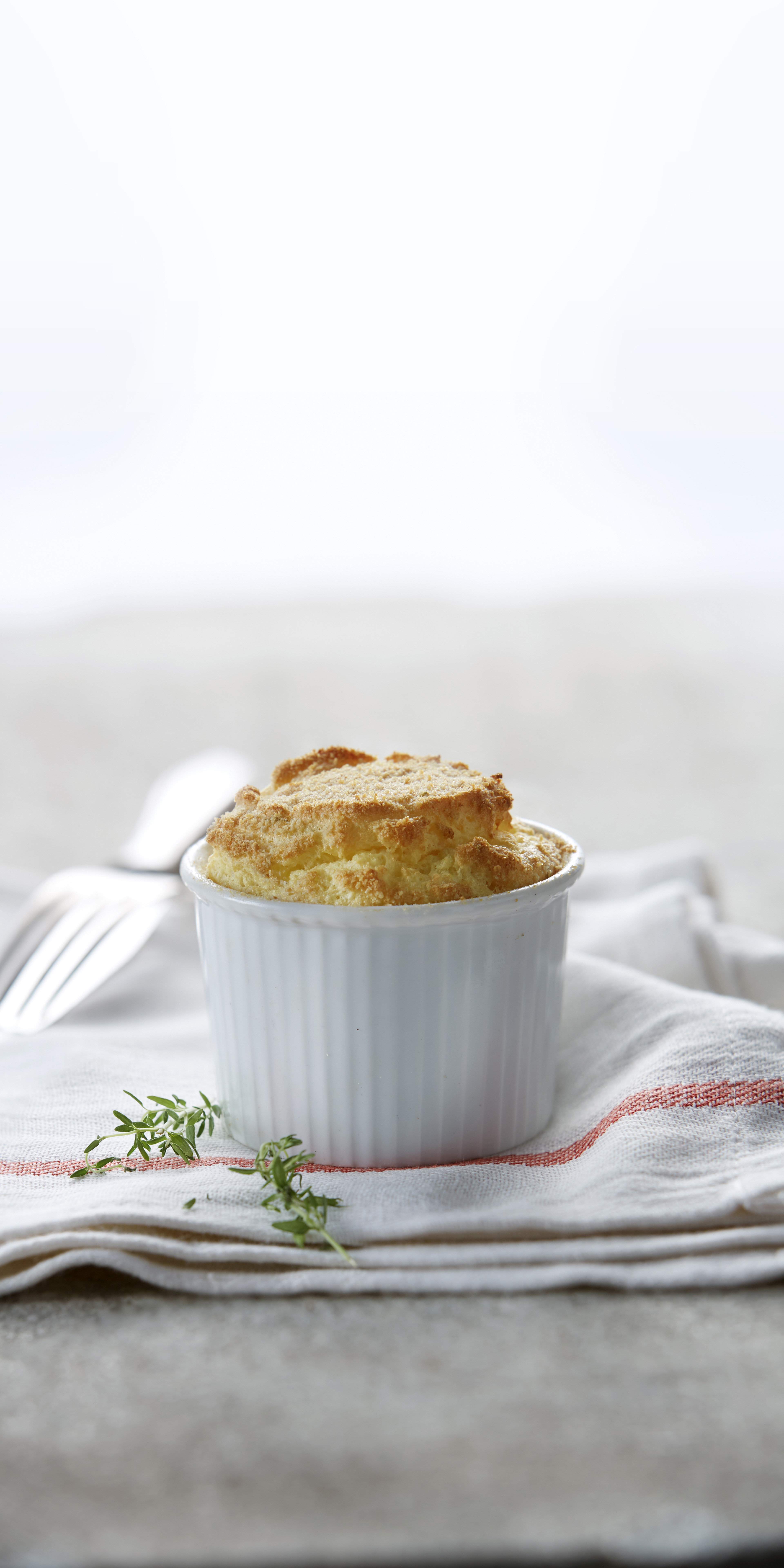Aardappelsoufflé met pancetta en parmezaan