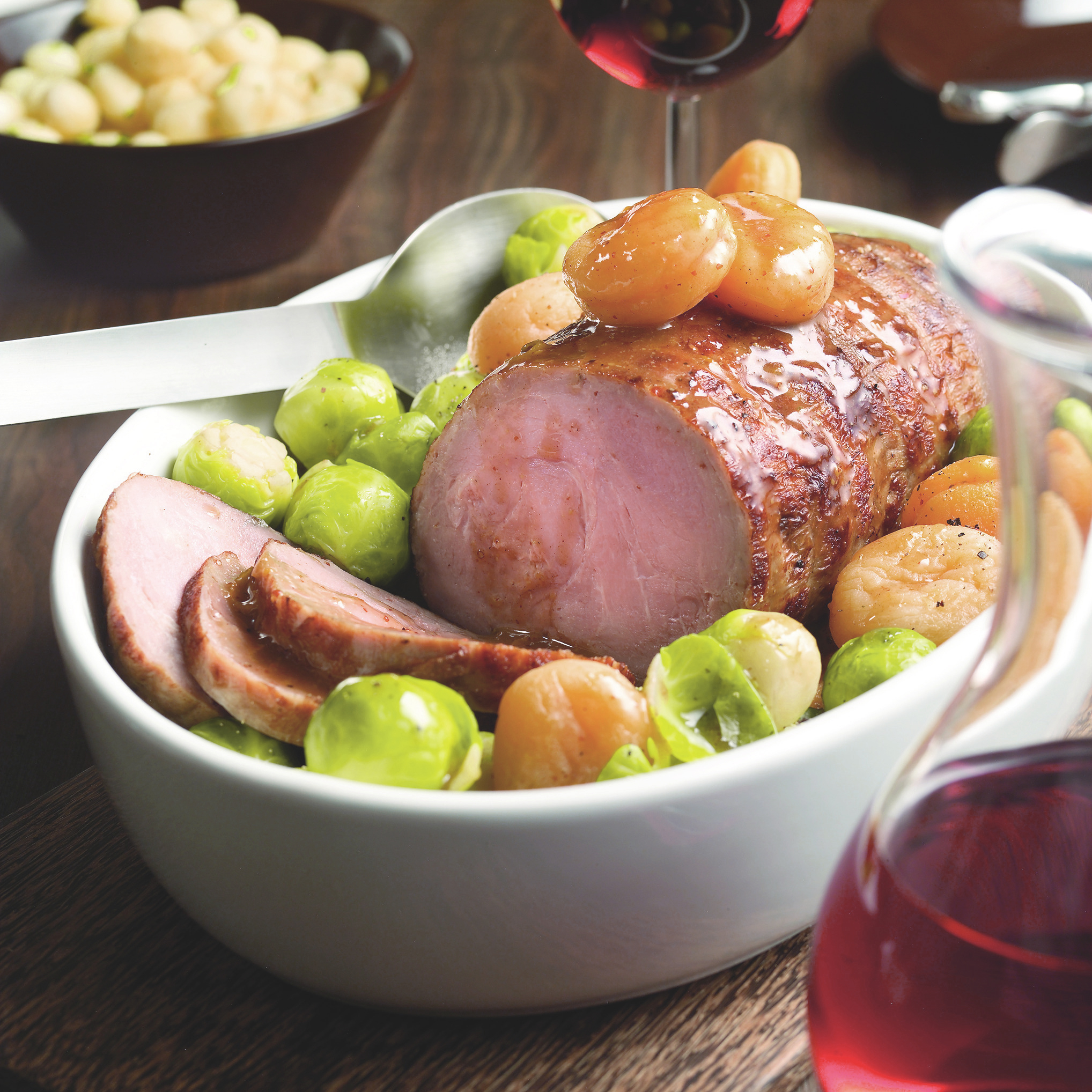 Rollade met sinaasappel-abrikozensaus