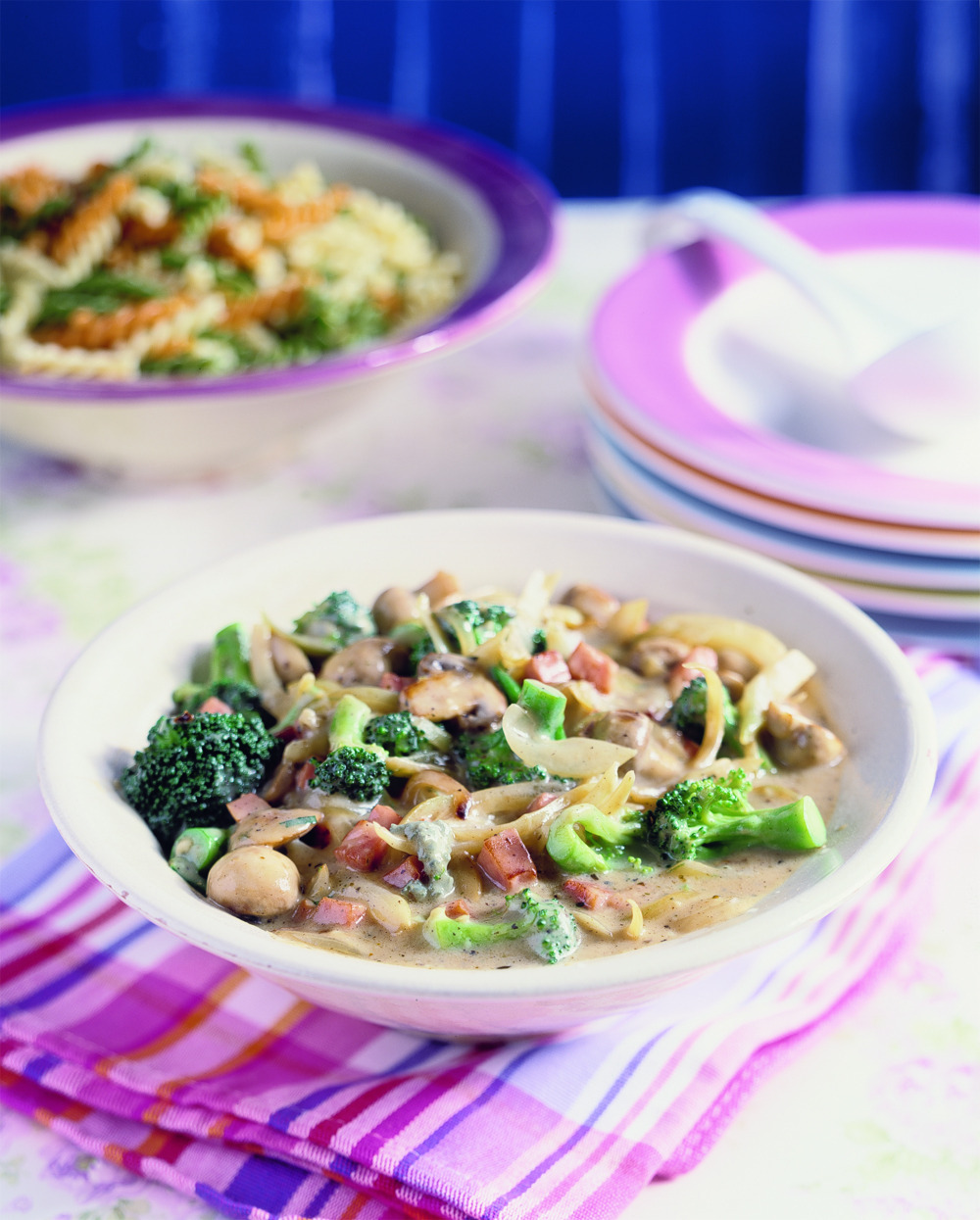 Pastasaus met blauwschimmelkaas