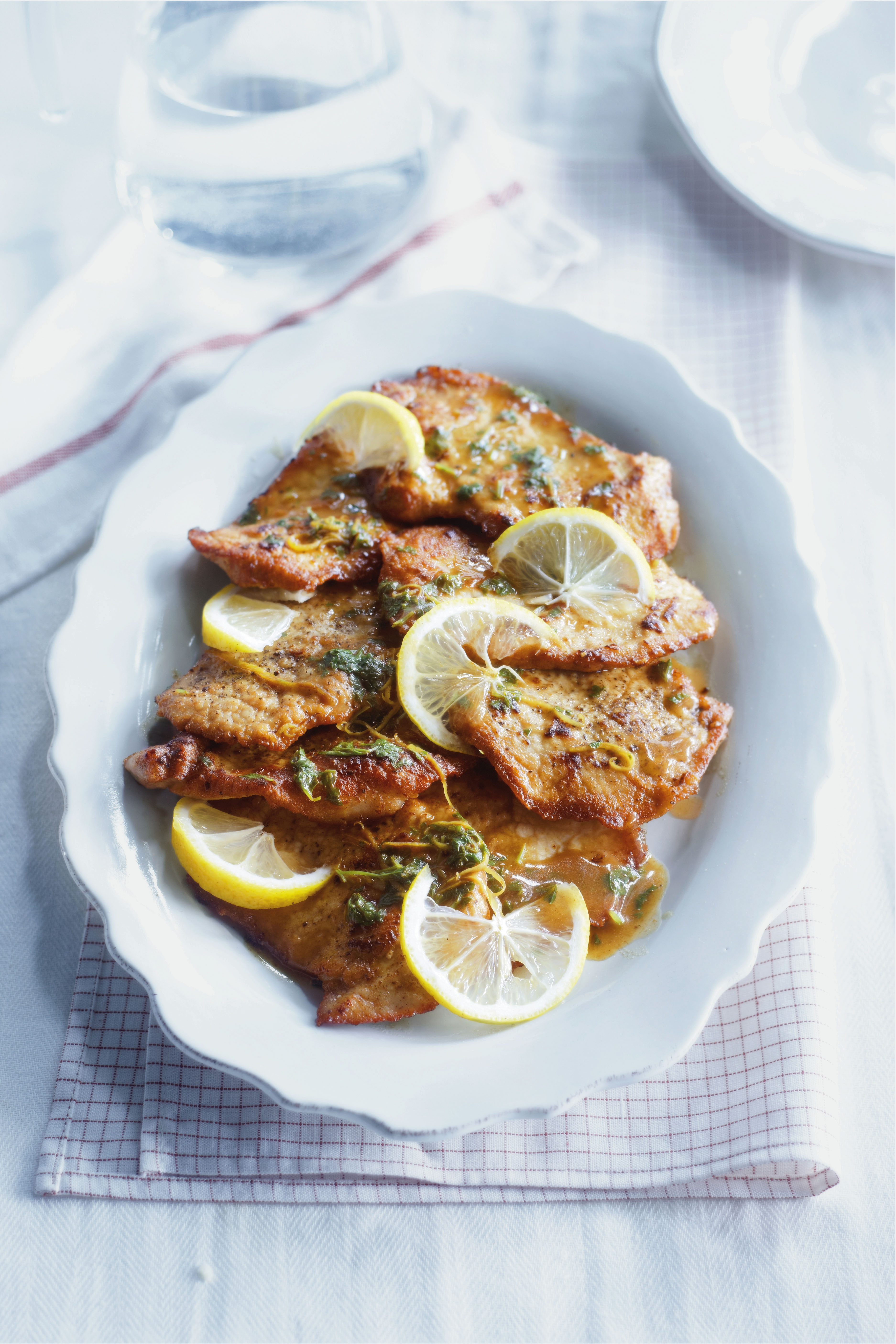 Italiaanse schnitzel (scaloppine al limone)
